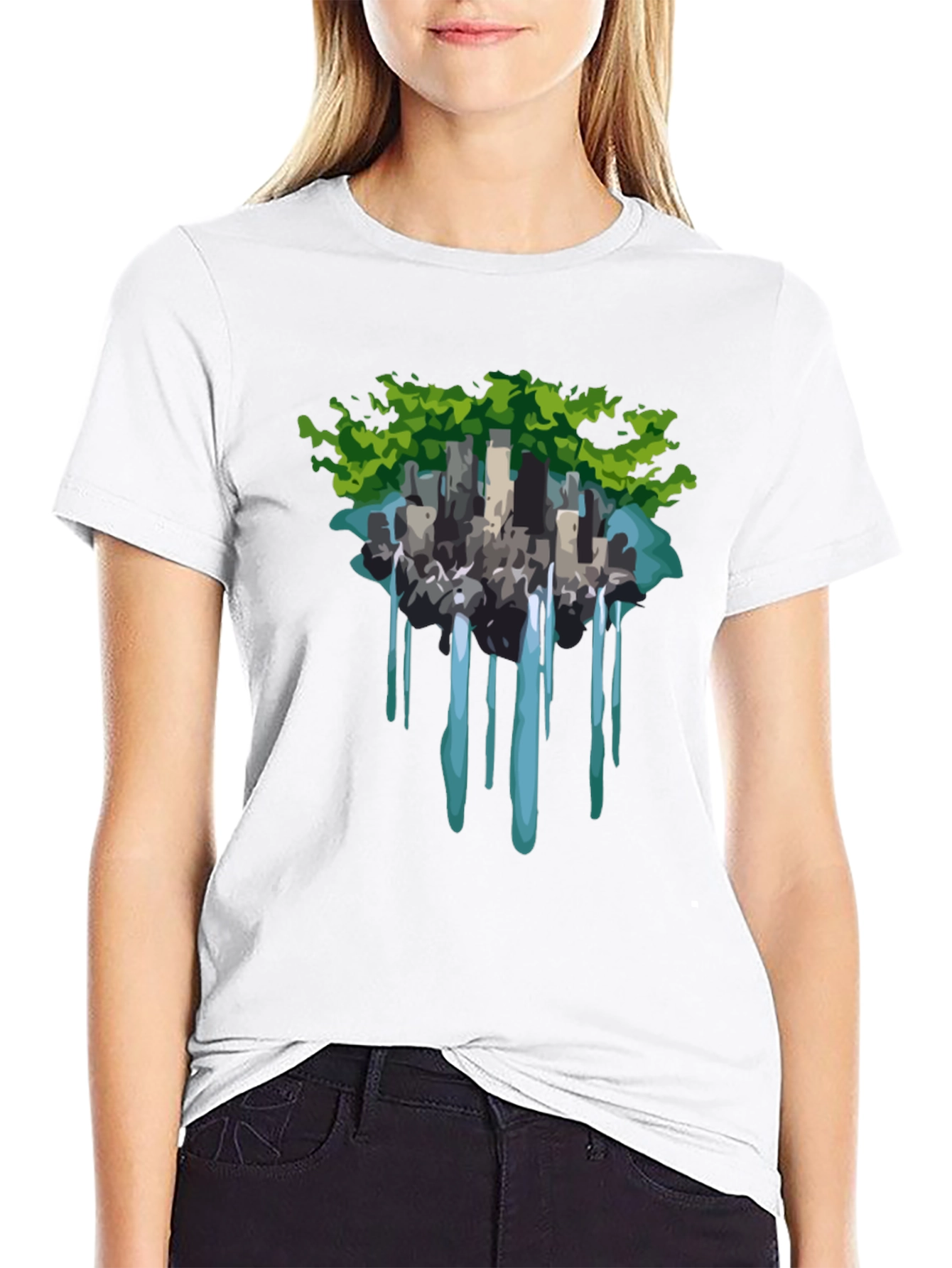 Urban Oasis T-Shirt - Nature Meets City