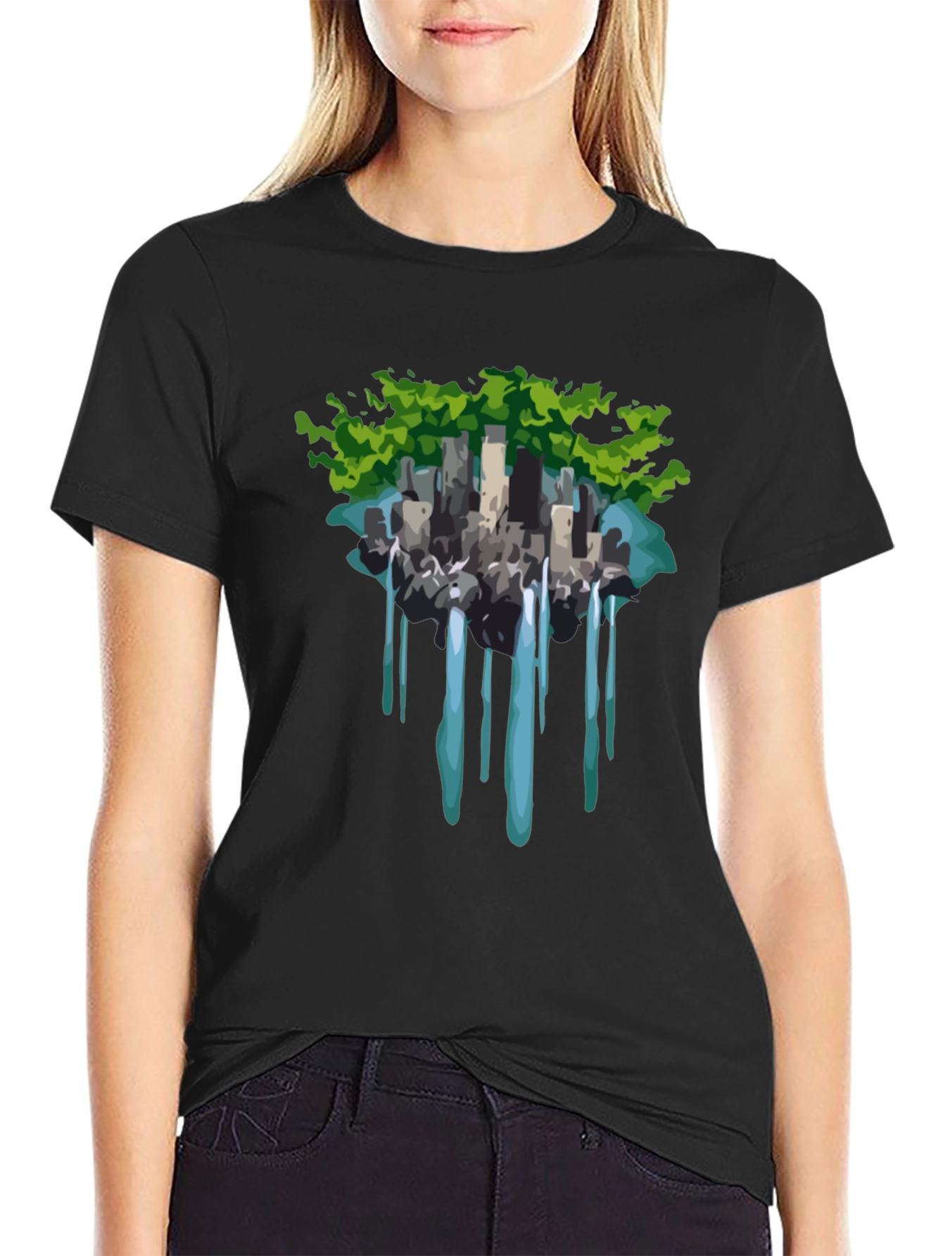 Urban Oasis T-Shirt - Nature Meets City