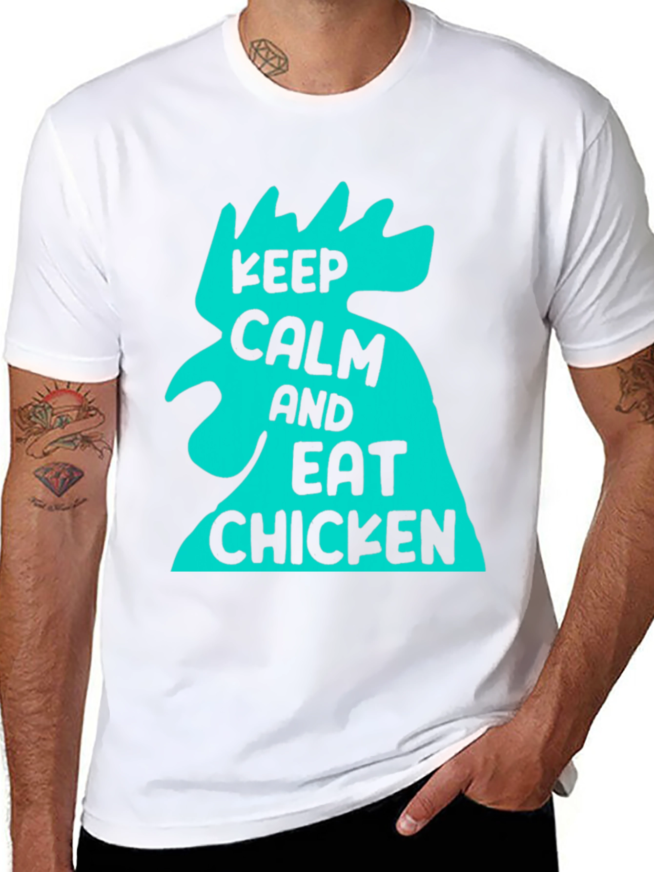 Keep Calm and Eat Chicken T-Shirt