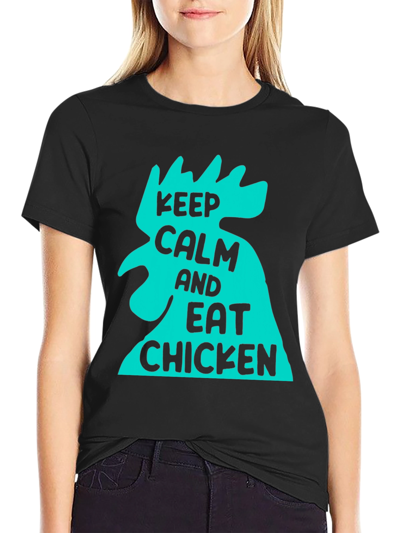 Keep Calm and Eat Chicken T-Shirt