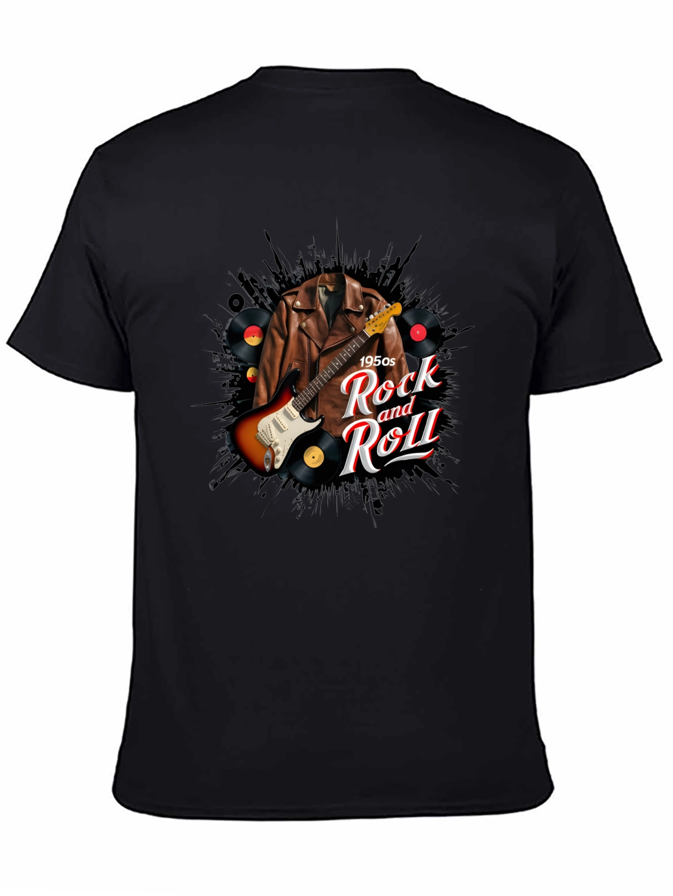 Rock and Roll 1950s Graphic Tee