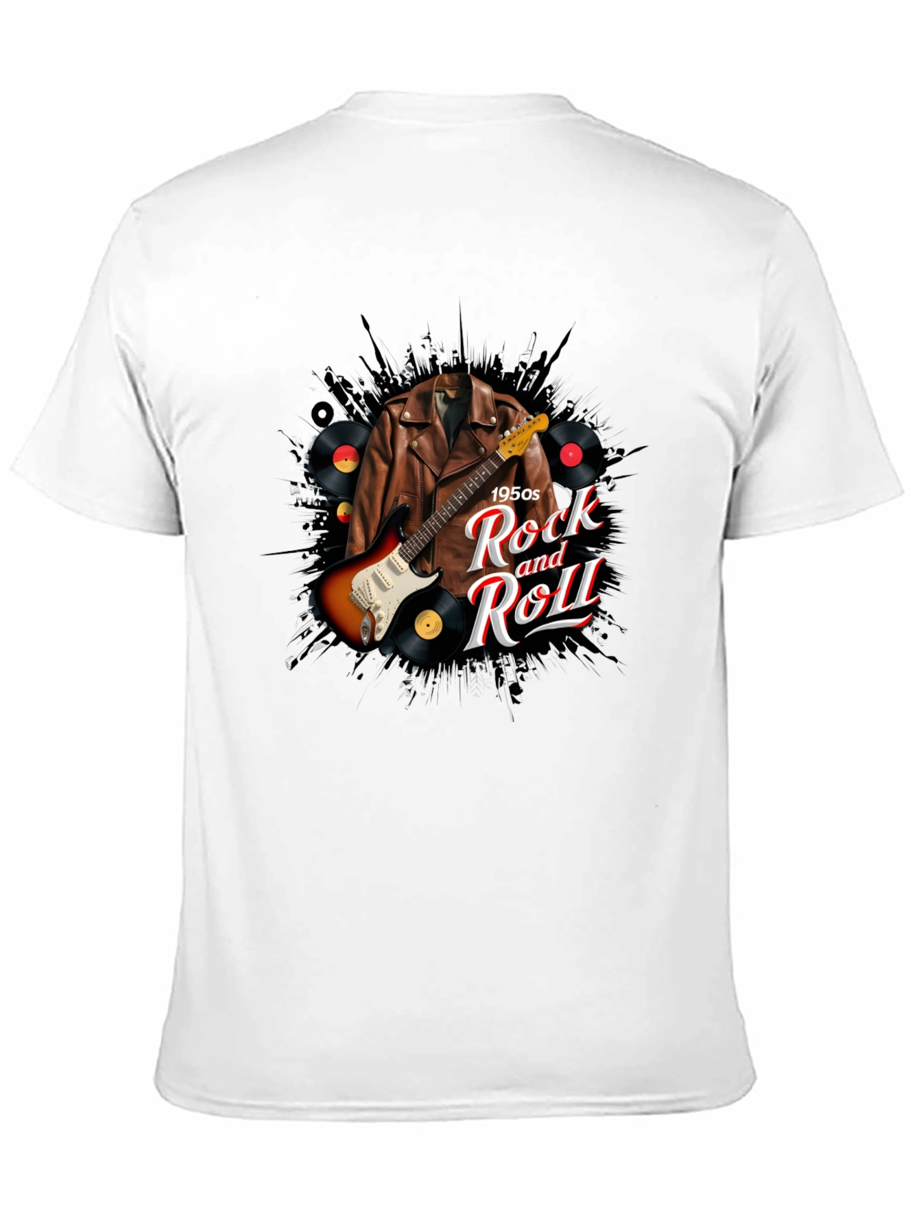 Rock and Roll 1950s Graphic Tee