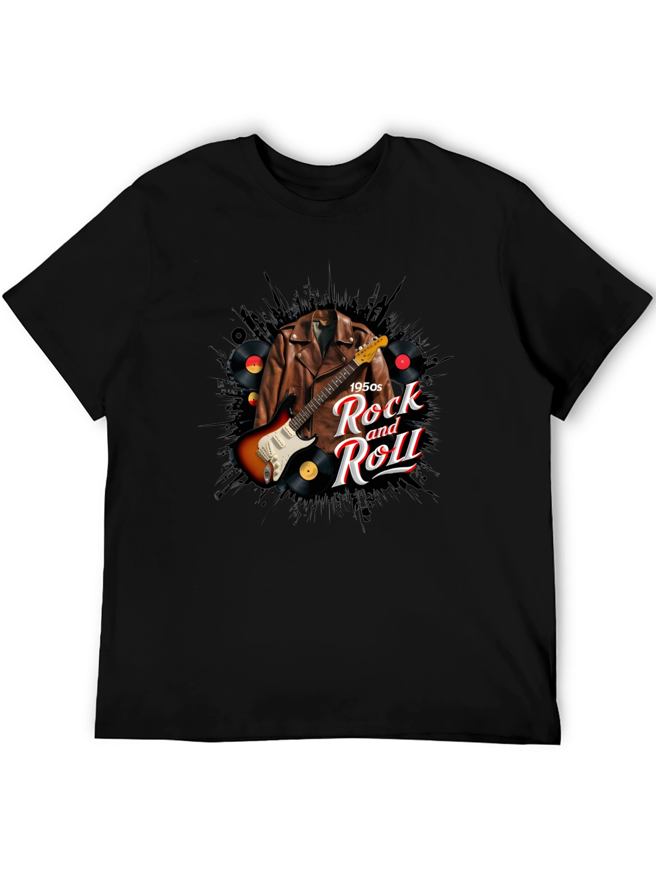 Rock and Roll 1950s Graphic Tee