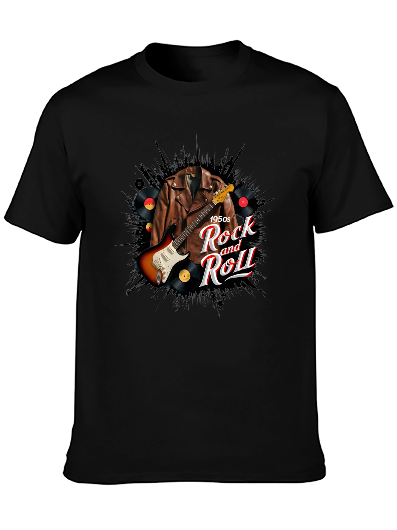 Rock and Roll 1950s Graphic Tee