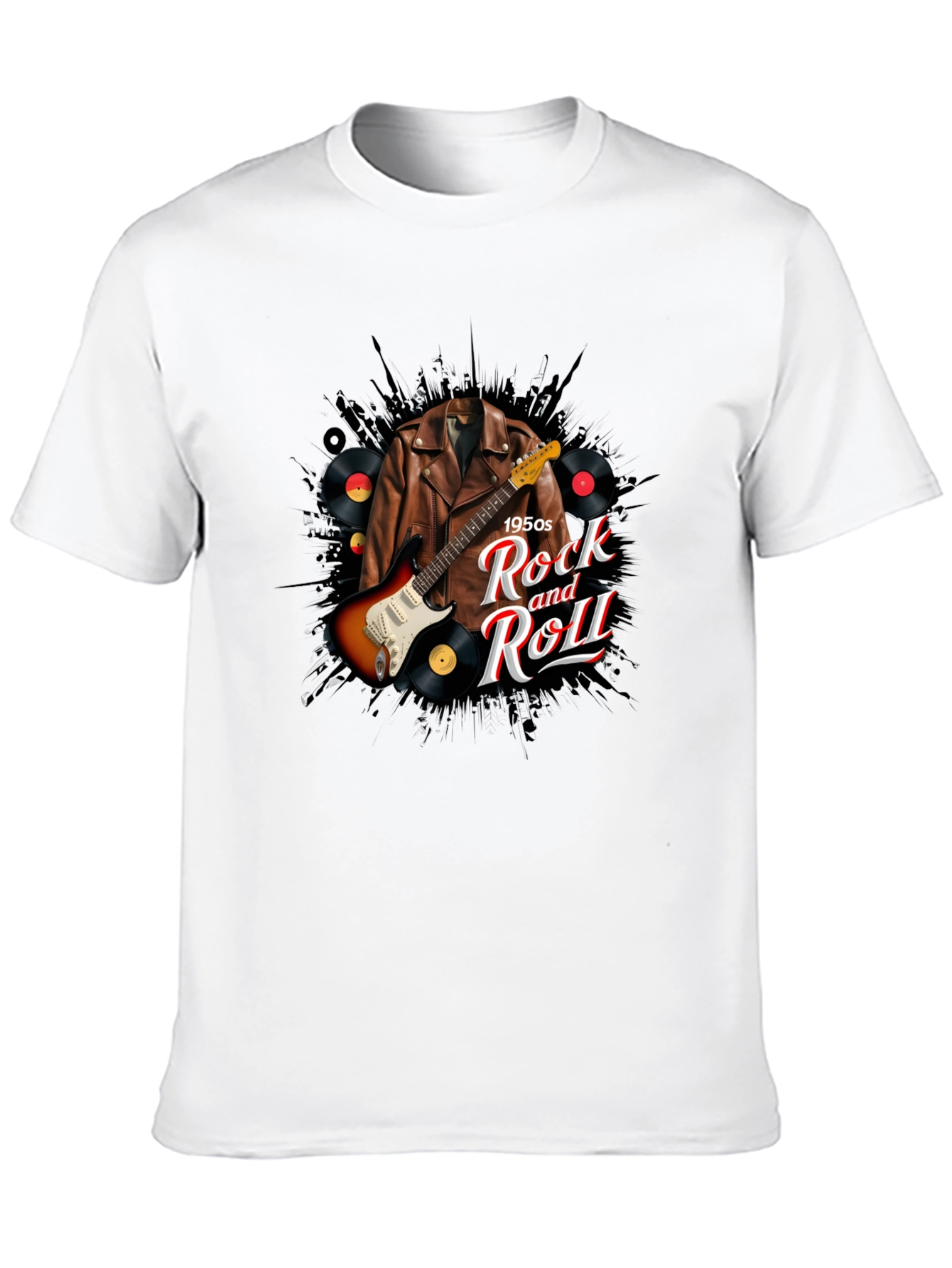 Rock and Roll 1950s Graphic Tee