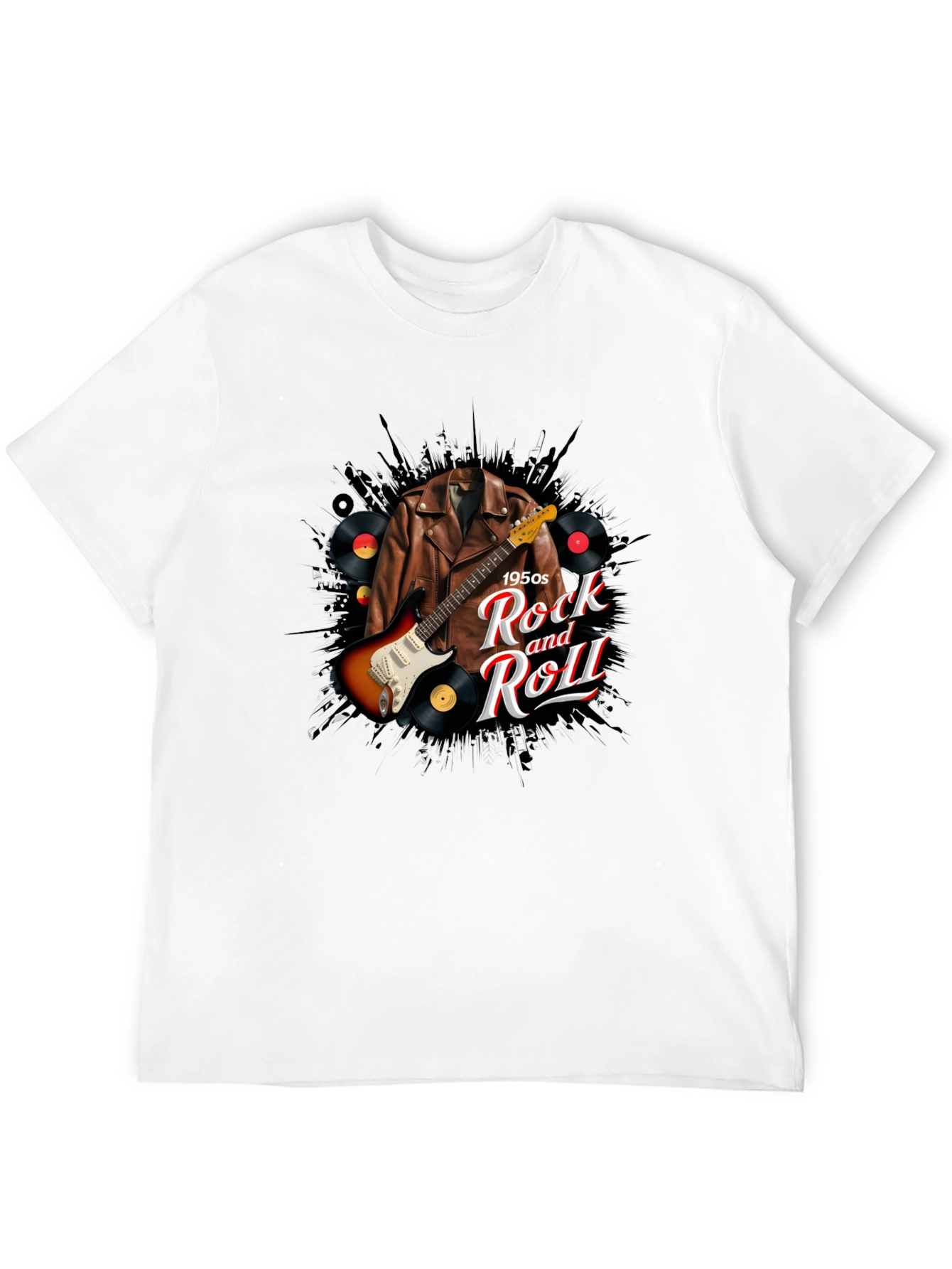 Rock and Roll 1950s Graphic Tee