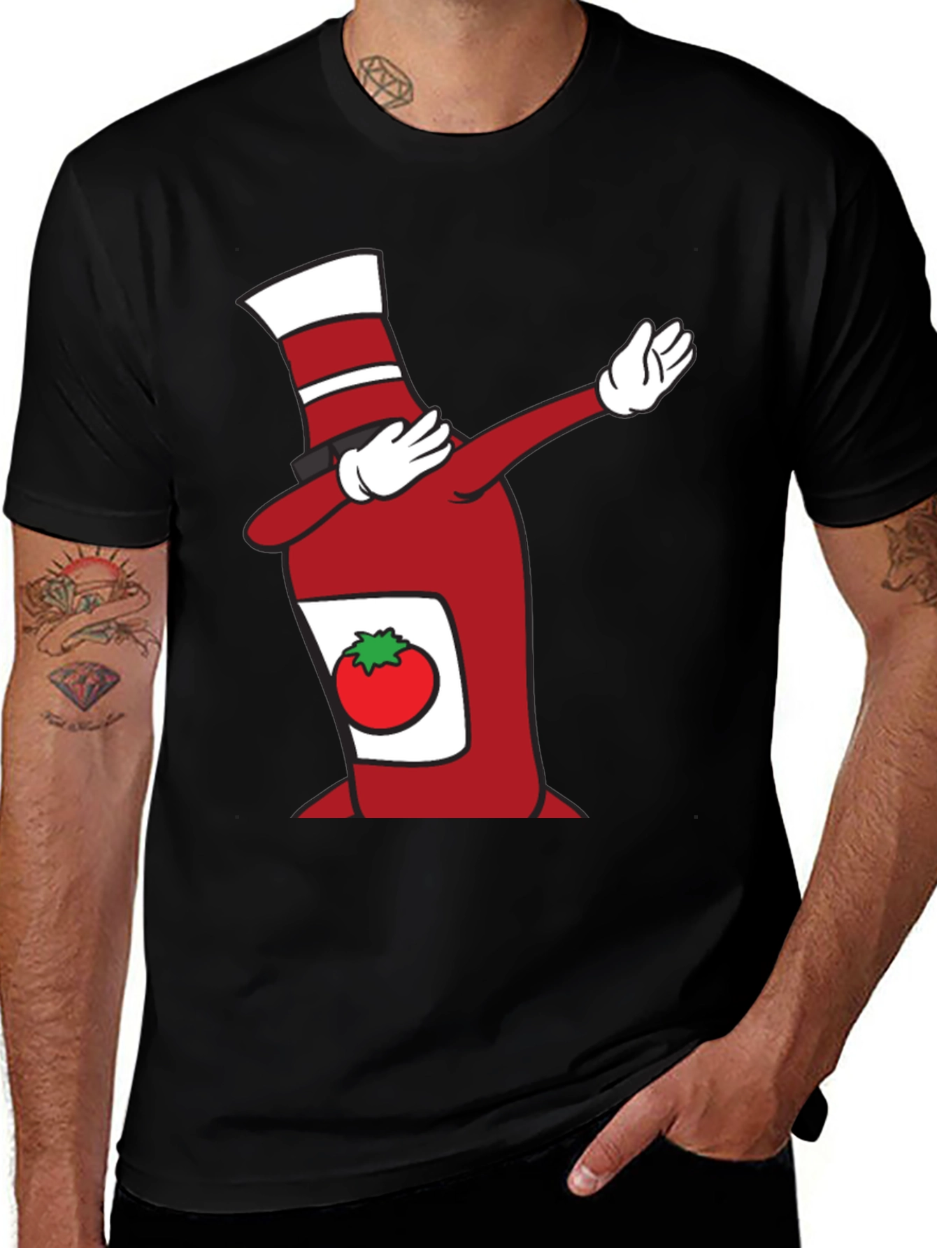 Ketchup Dab Graphic Tee