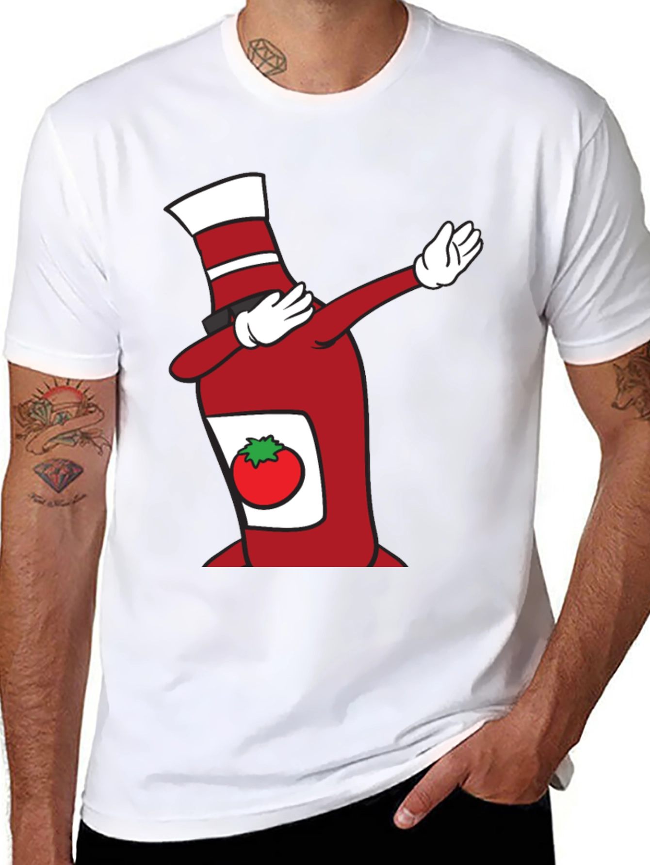 Ketchup Dab Graphic Tee