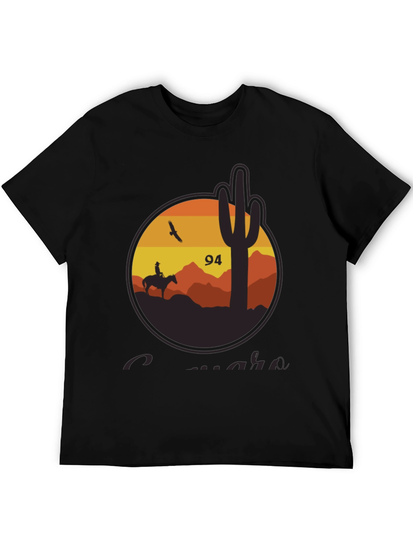 Desert Scene Graphic Tee - Cowboy & Cactus