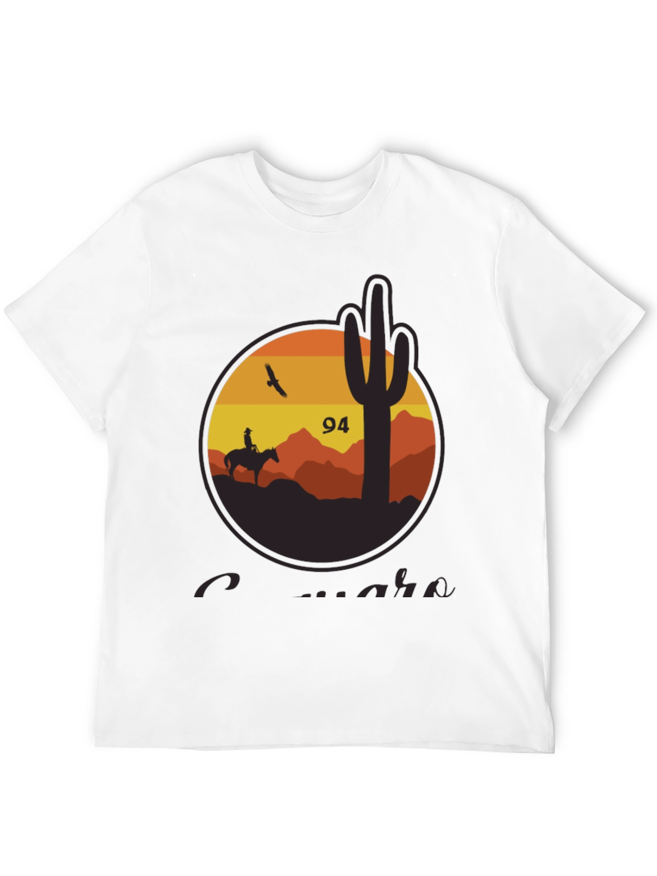 Desert Scene Graphic Tee - Cowboy & Cactus