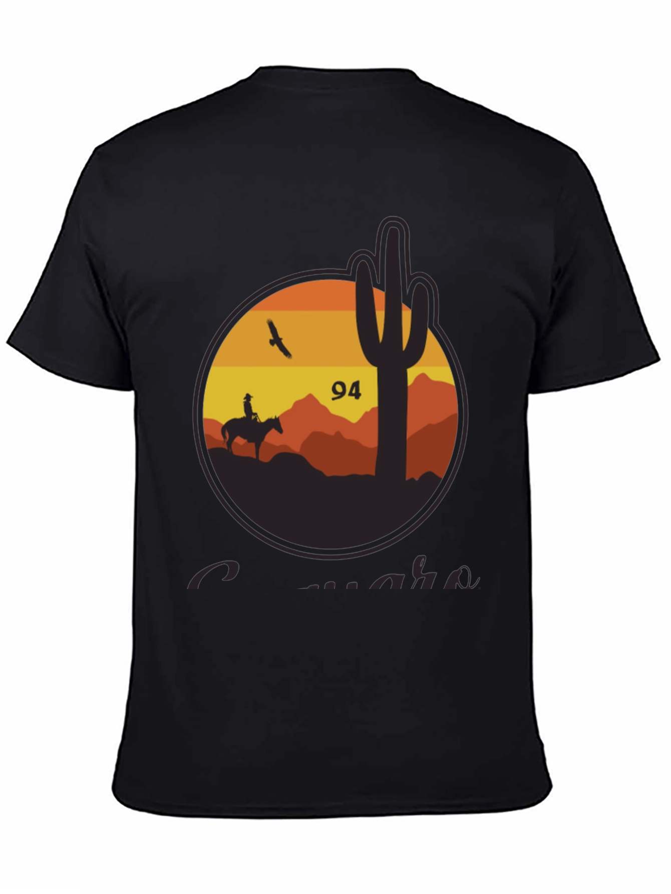 Desert Scene Graphic Tee - Cowboy & Cactus