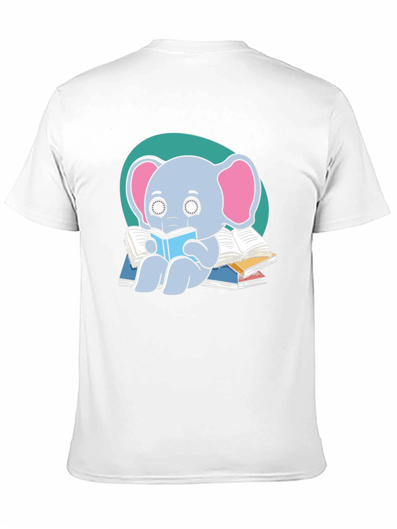 Reading Elephant T-Shirt