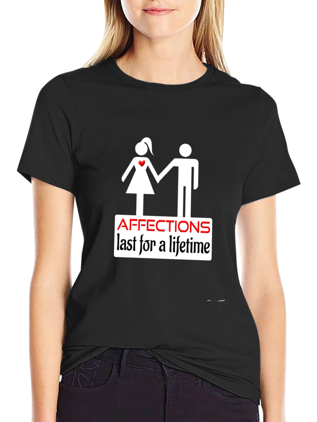 Affection Lifetime Tee - Classic Black Cotton Blend