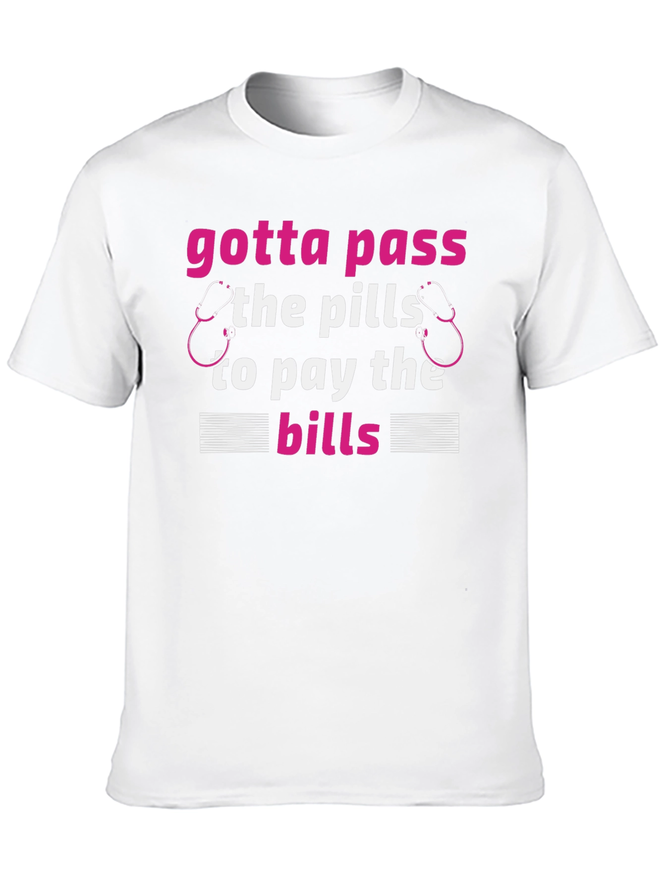 Gotta Pass The Pills Graphic Tee - Black