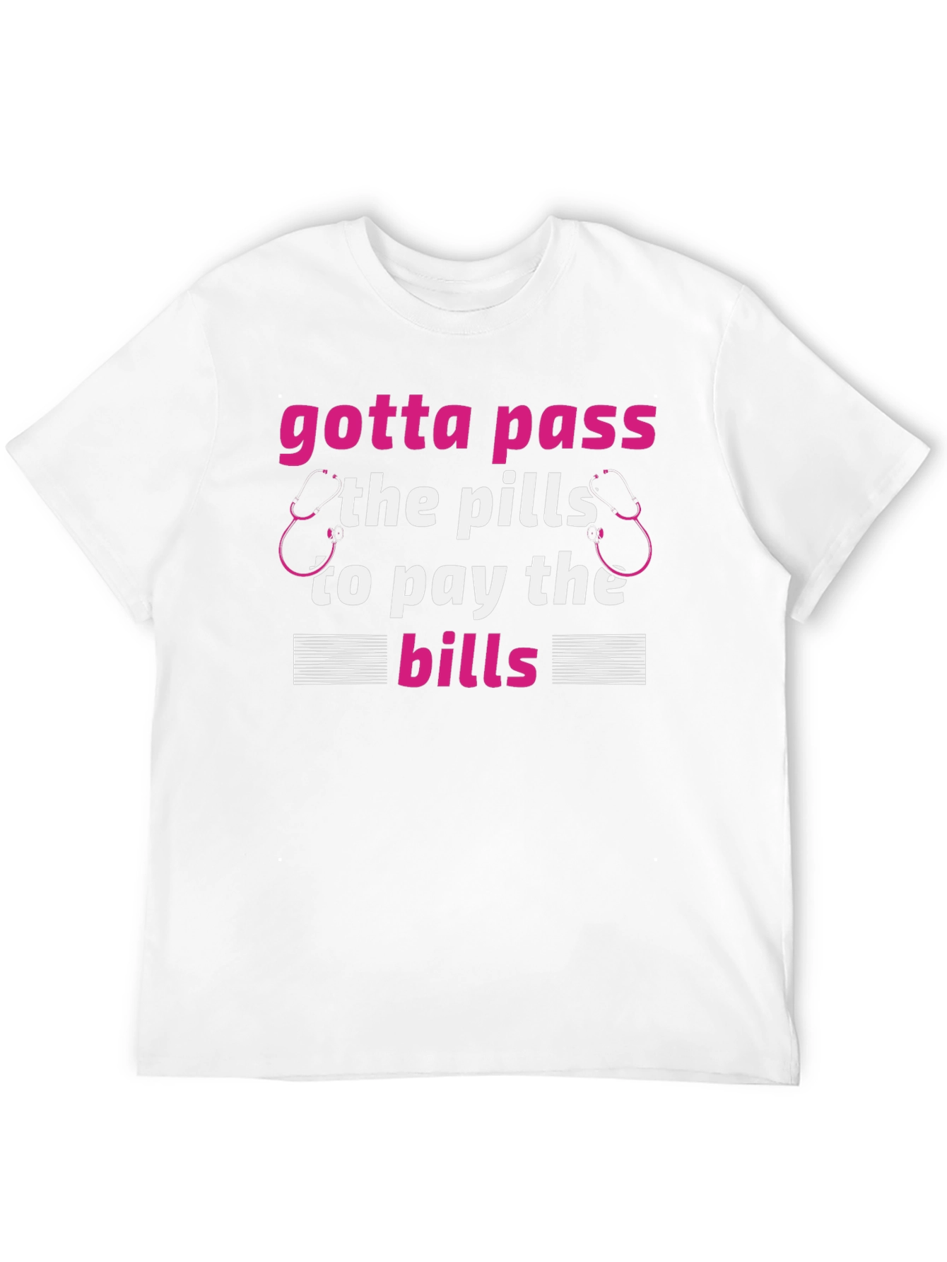 Gotta Pass The Pills Graphic Tee - Black
