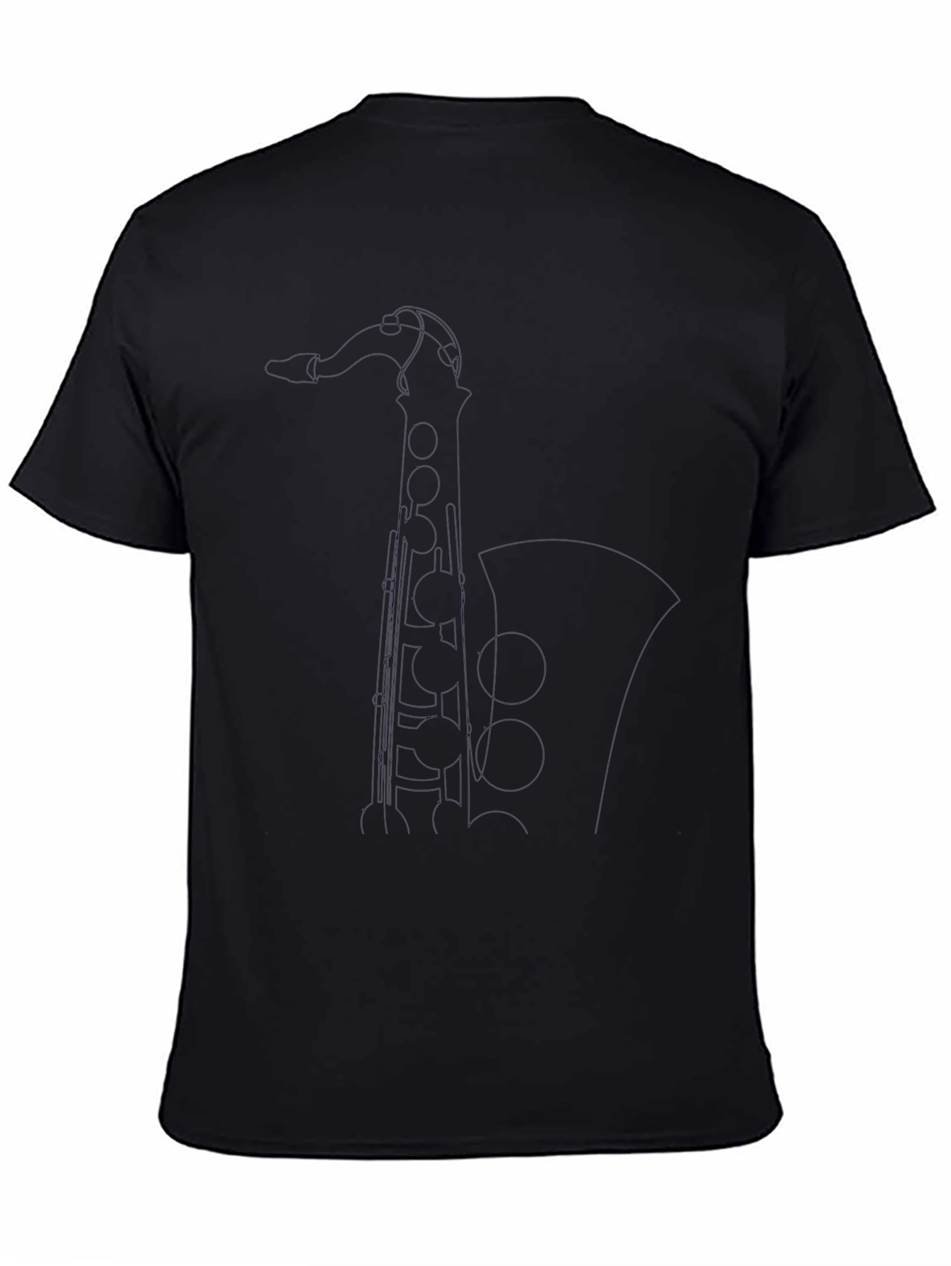 Classic Black Crew Neck T-Shirt - Mens Casual Wear