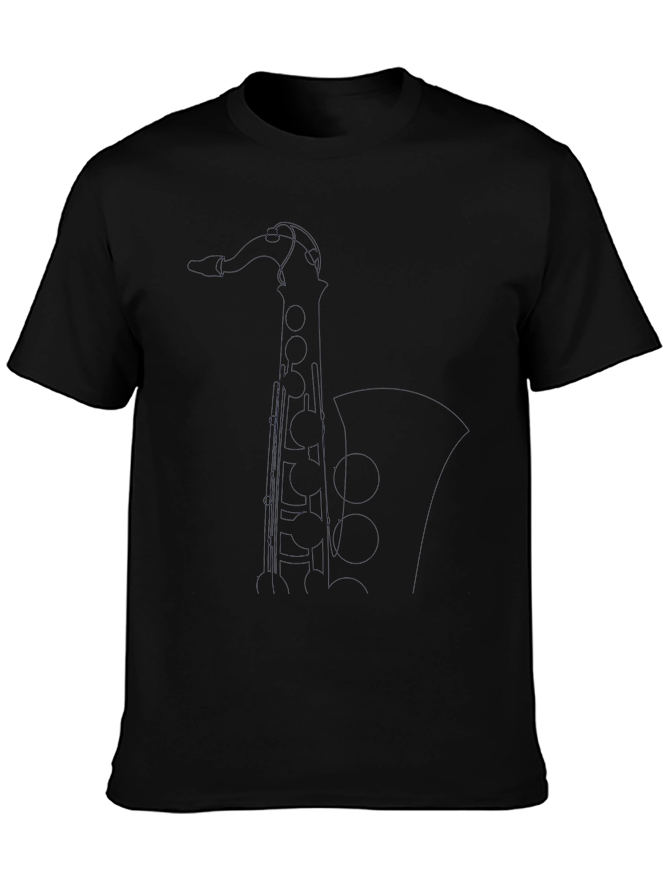 Classic Black Crew Neck T-Shirt - Mens Casual Wear