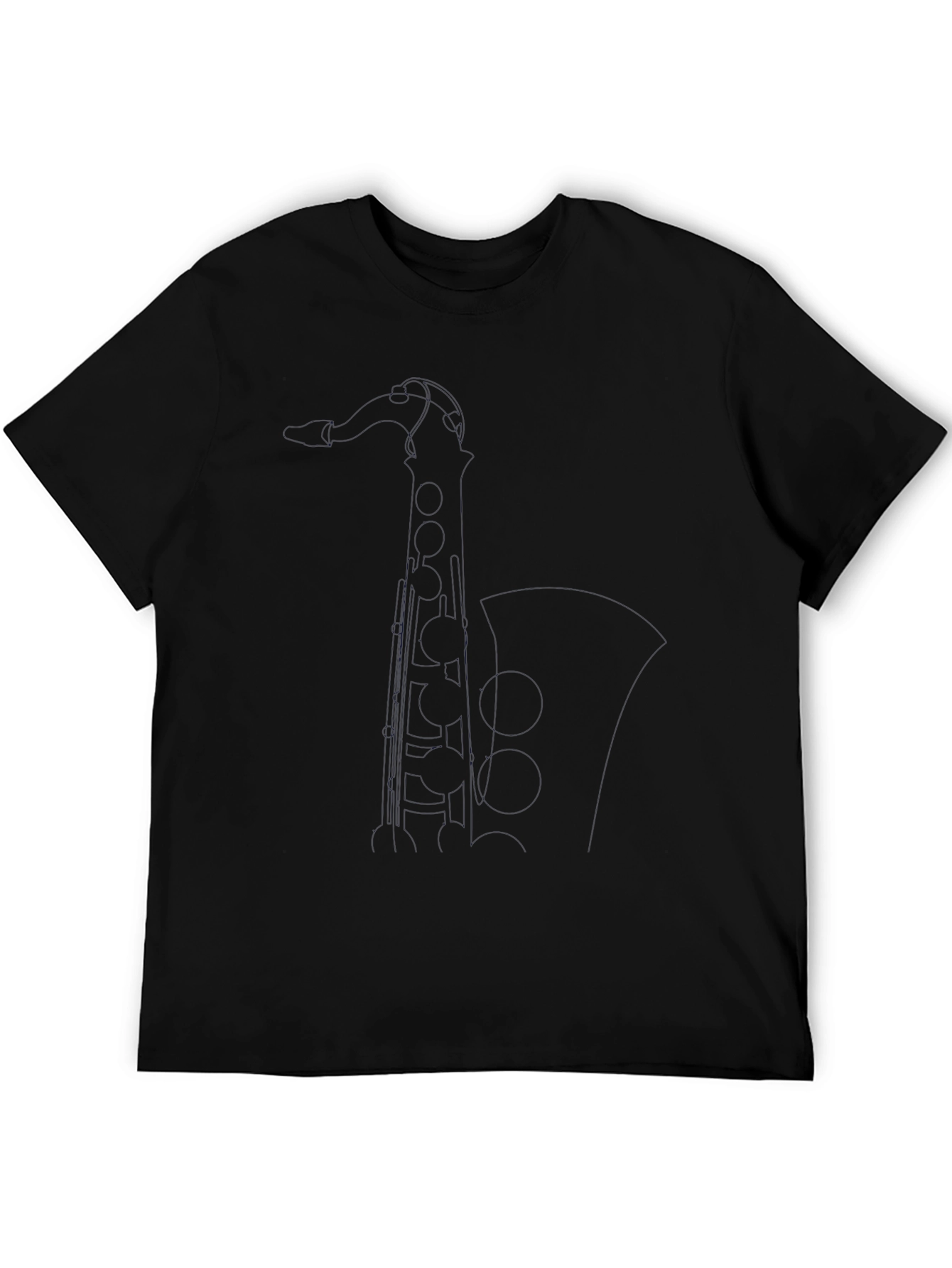 Classic Black Crew Neck T-Shirt - Mens Casual Wear