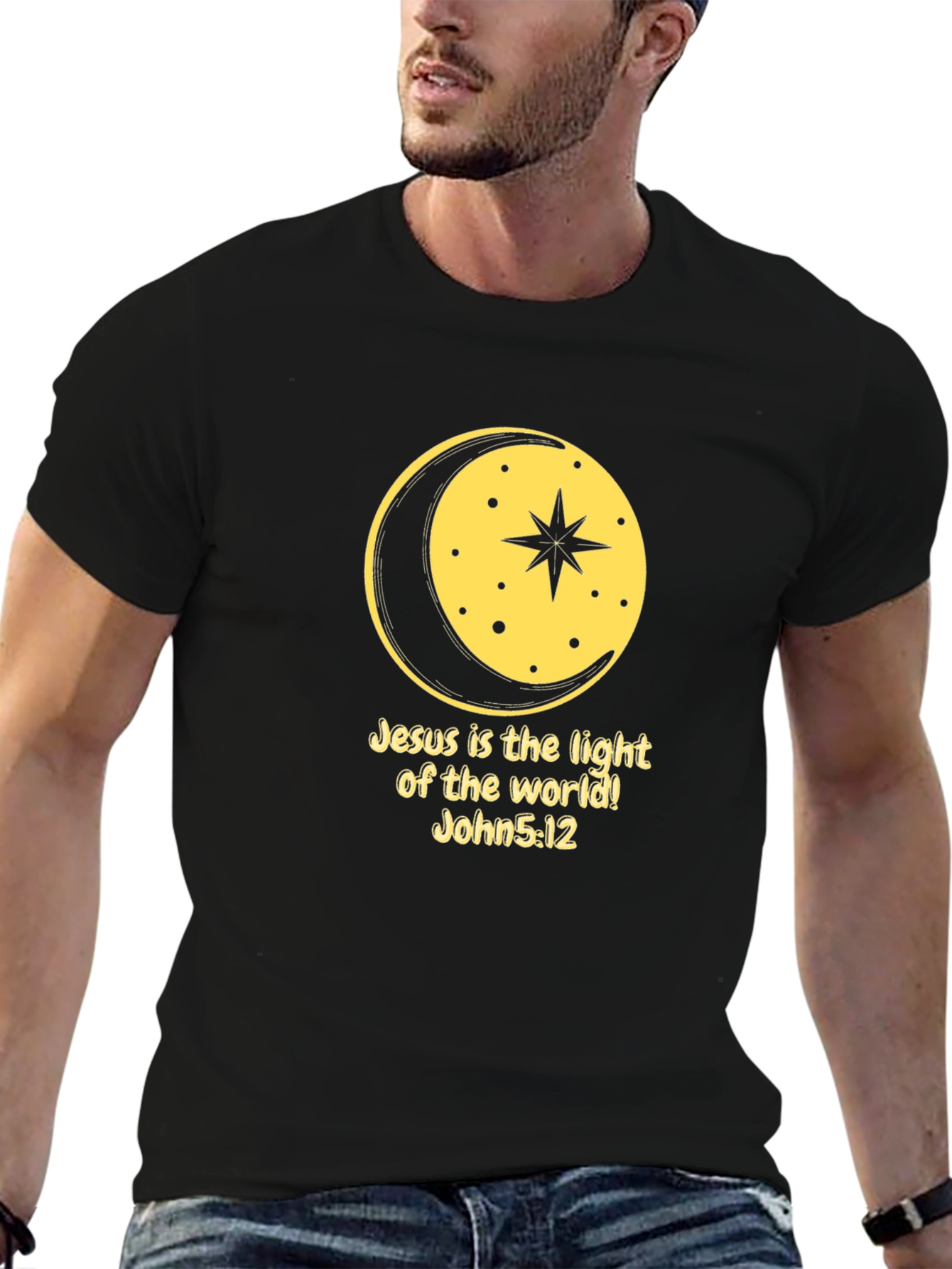 Jesus is the Light T-Shirt Christian Tee