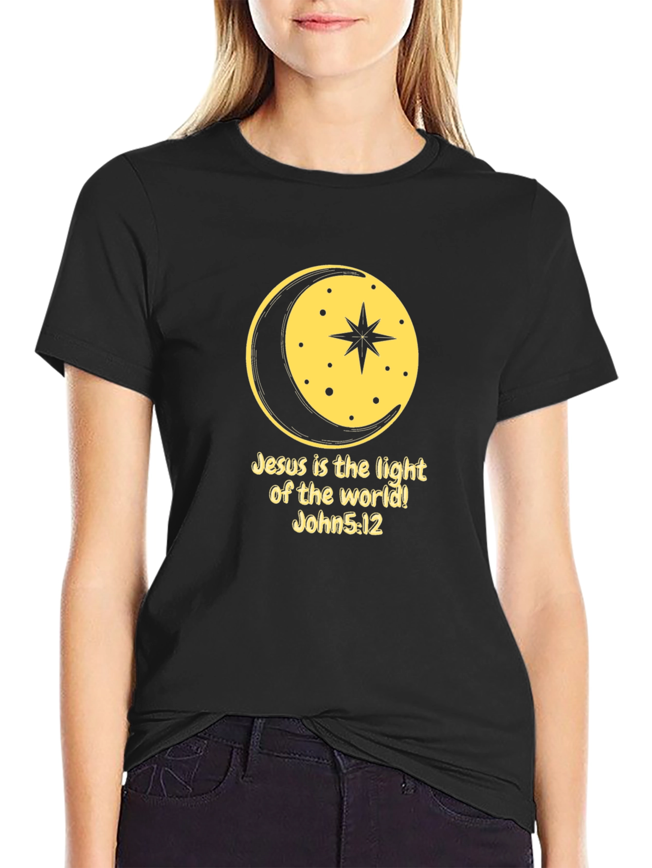 Jesus is the Light T-Shirt Christian Tee