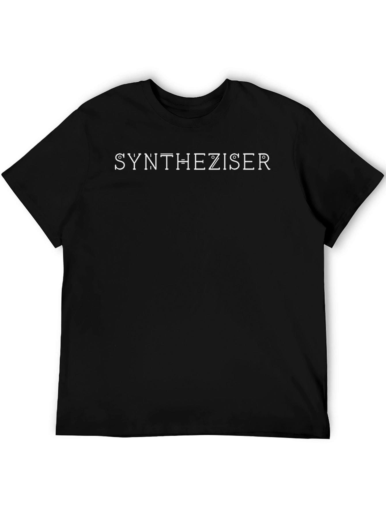 Synthesizer Graphic Tee - Black
