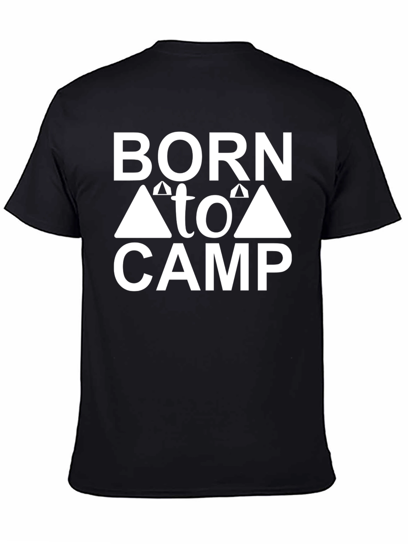 Born to Camp Graphic Tee - Black T-Shirt