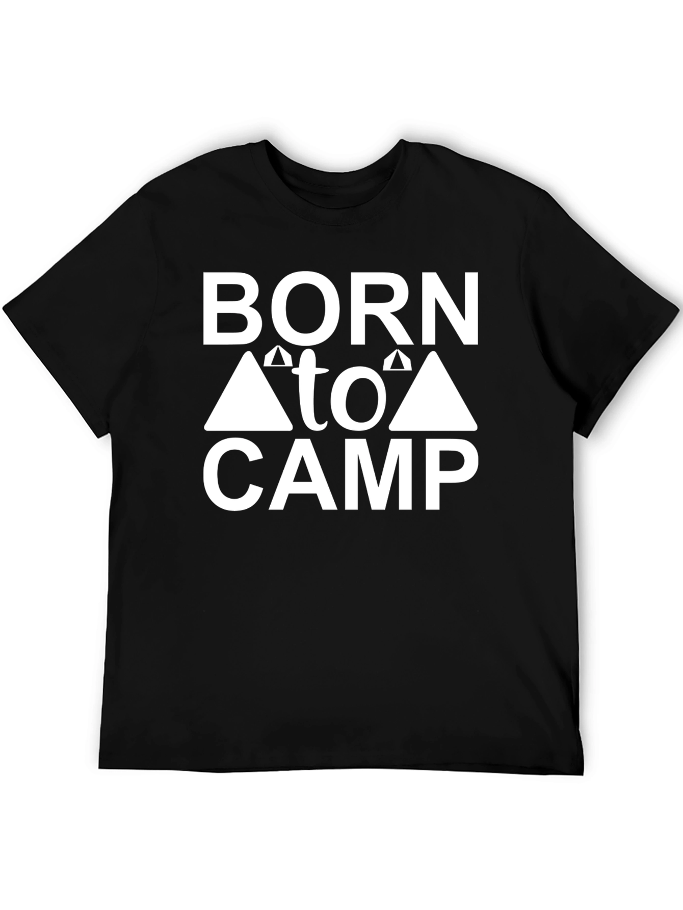 Born to Camp Graphic Tee - Black T-Shirt