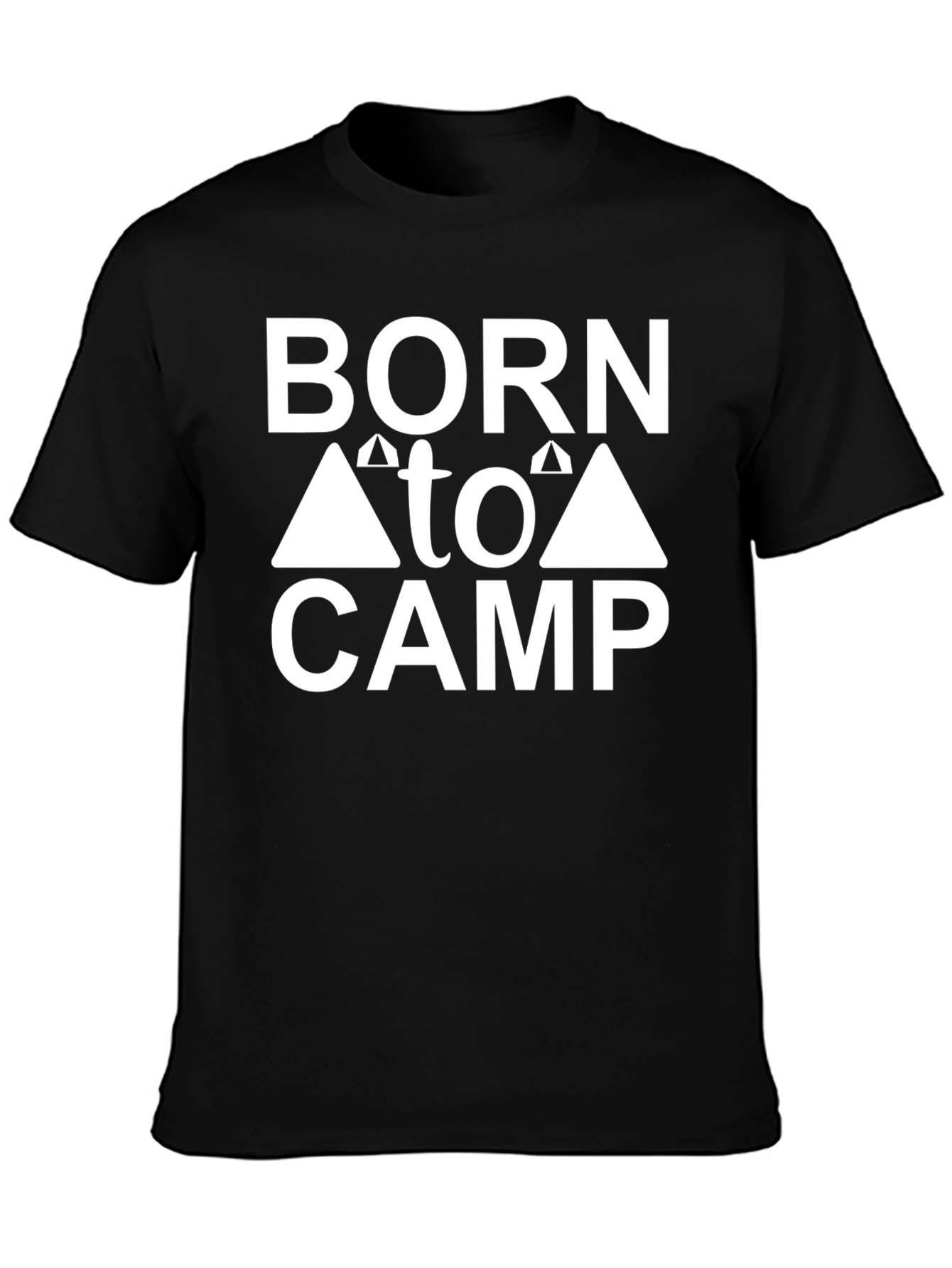 Born to Camp Graphic Tee - Black T-Shirt