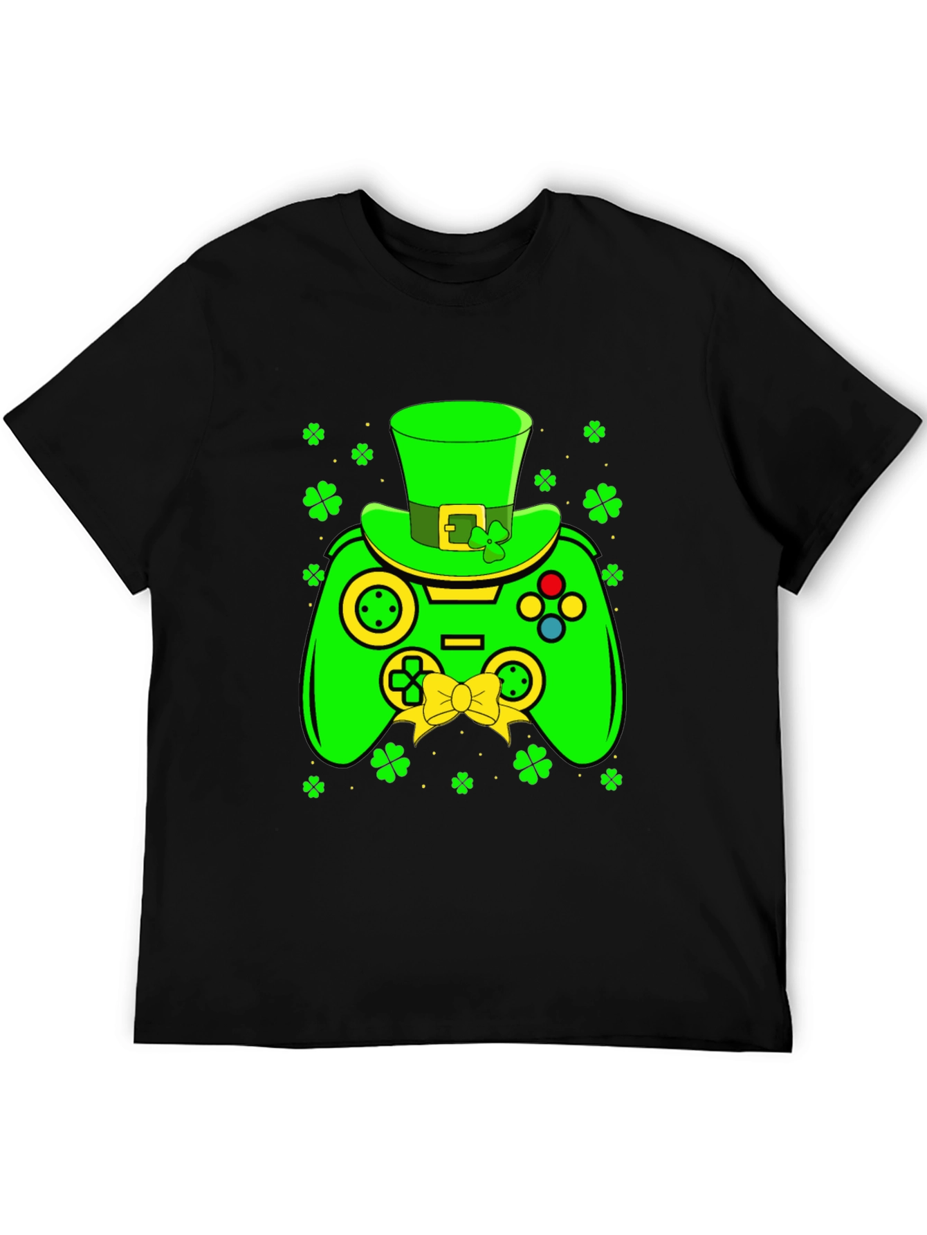 St. Patricks Day Gamer T-Shirt - Shamrock Controller