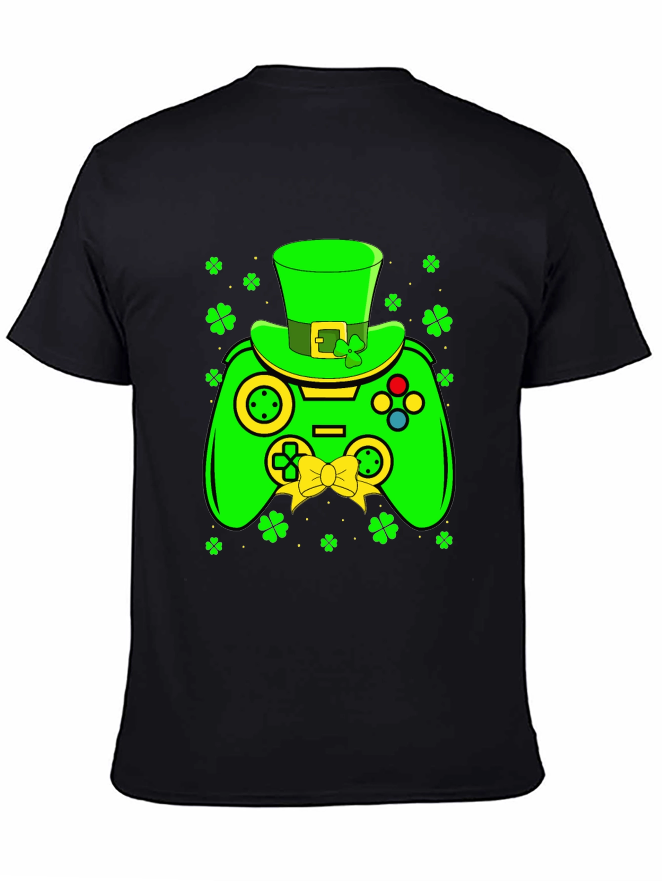 St. Patricks Day Gamer T-Shirt - Shamrock Controller