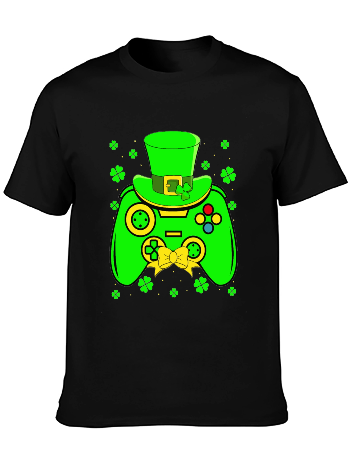 St. Patricks Day Gamer T-Shirt - Shamrock Controller