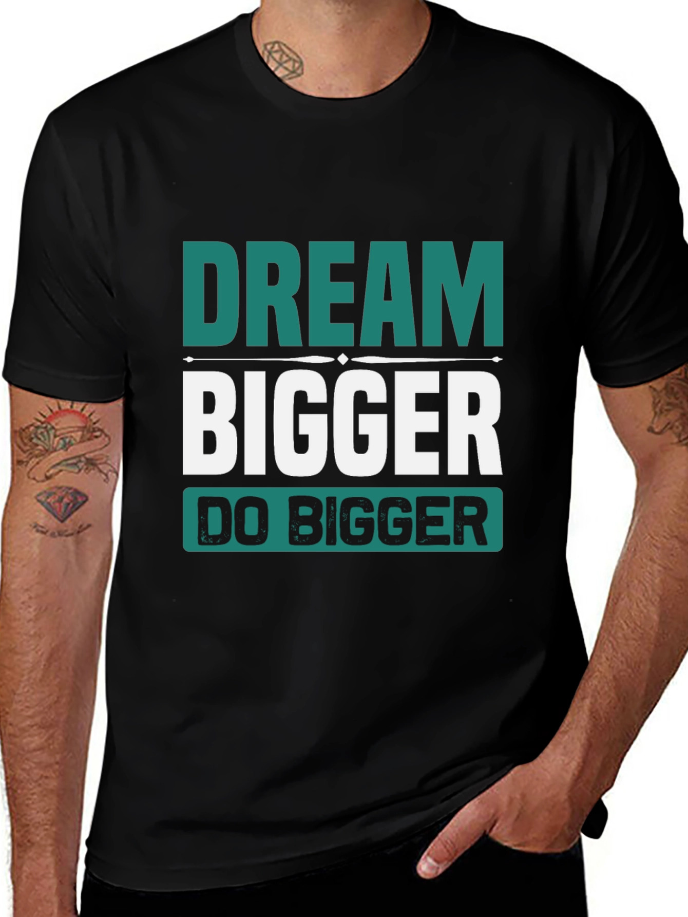 Dream Bigger T-Shirt - Motivational Graphic Tee