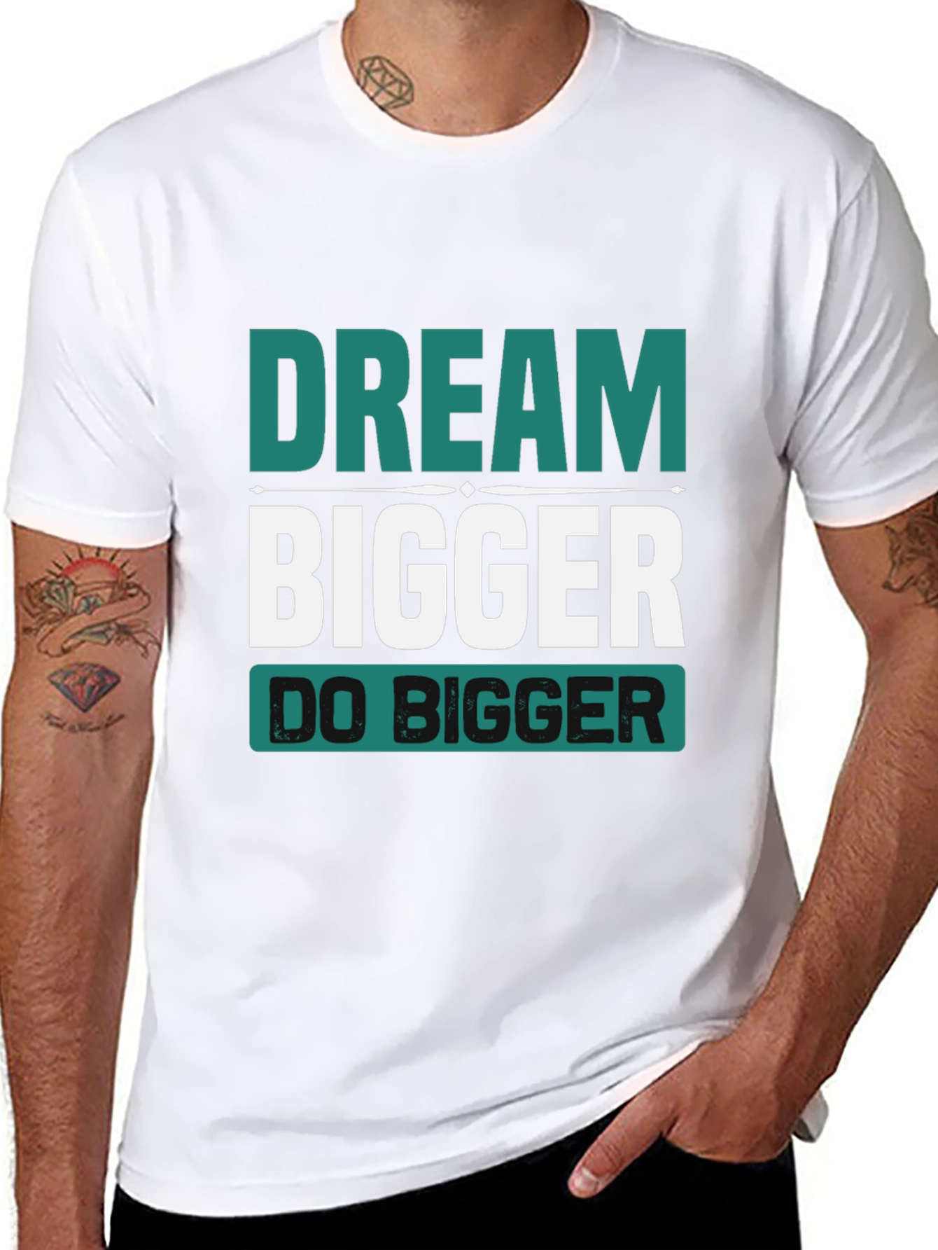 Dream Bigger T-Shirt - Motivational Graphic Tee