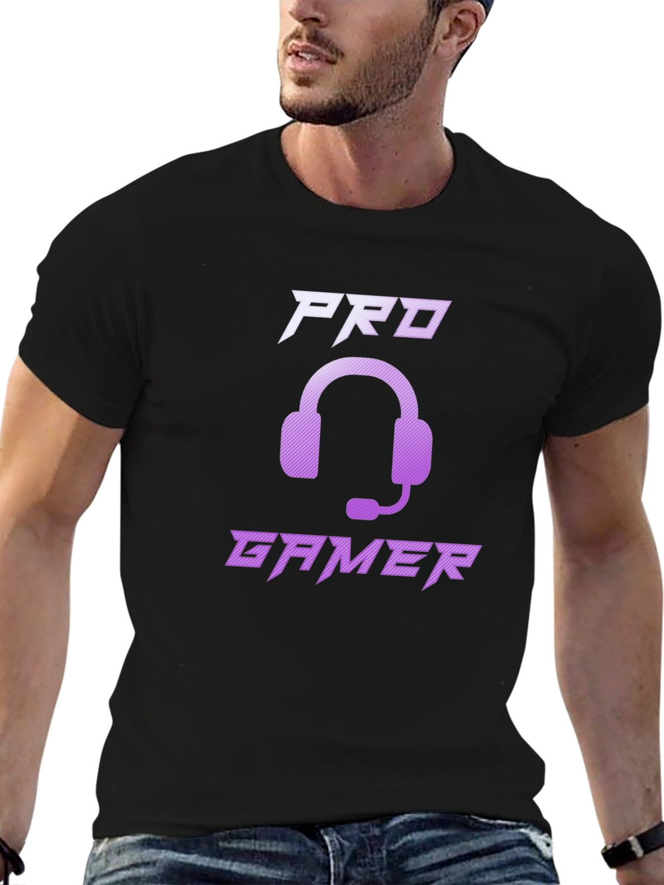 Pro Gamer Graphic T-Shirt - Black Cotton Tee