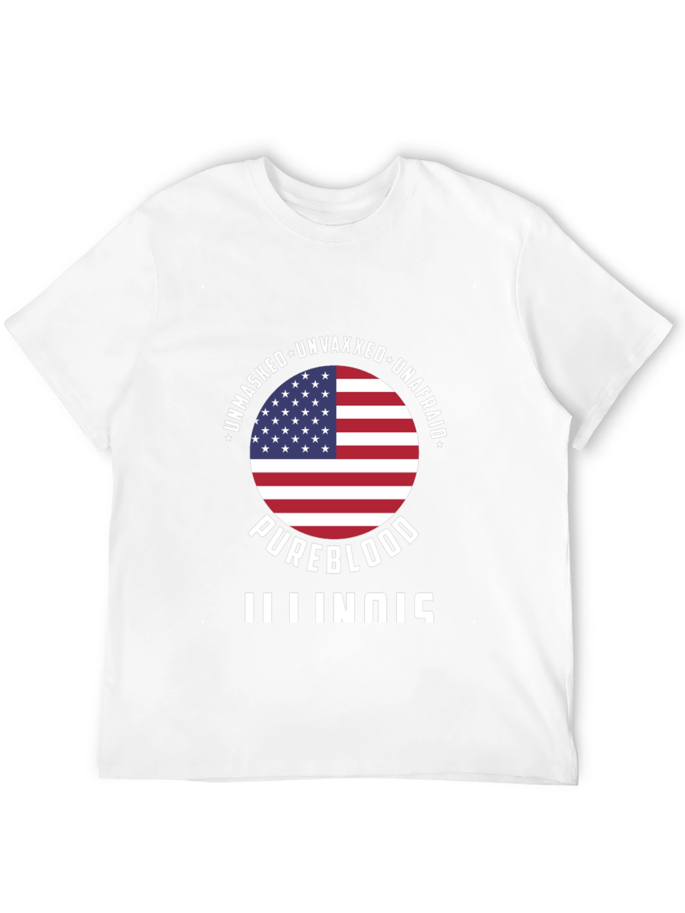 Pureblood Illinois T-Shirt - Unmasked Unvaxxed