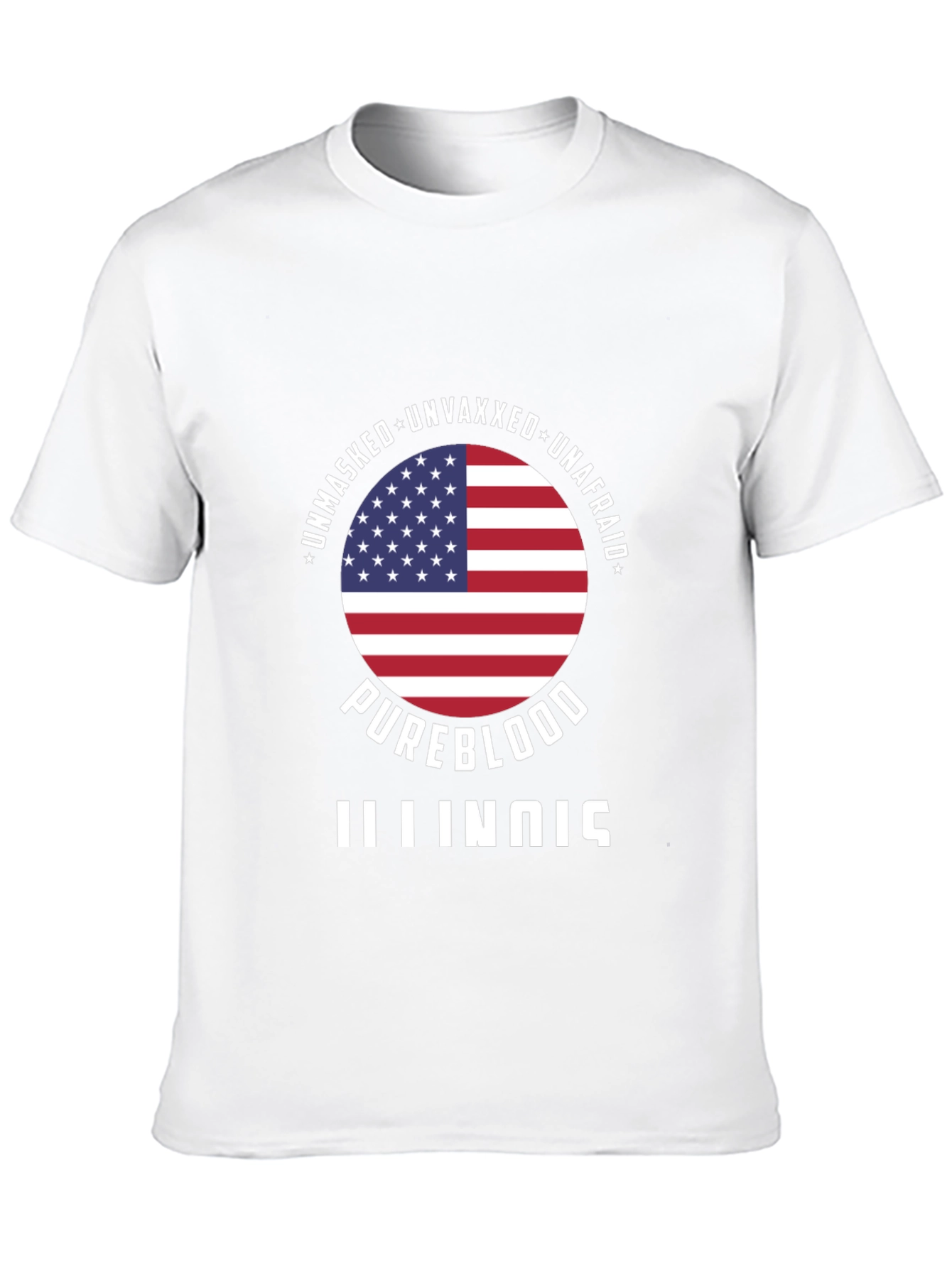 Pureblood Illinois T-Shirt - Unmasked Unvaxxed