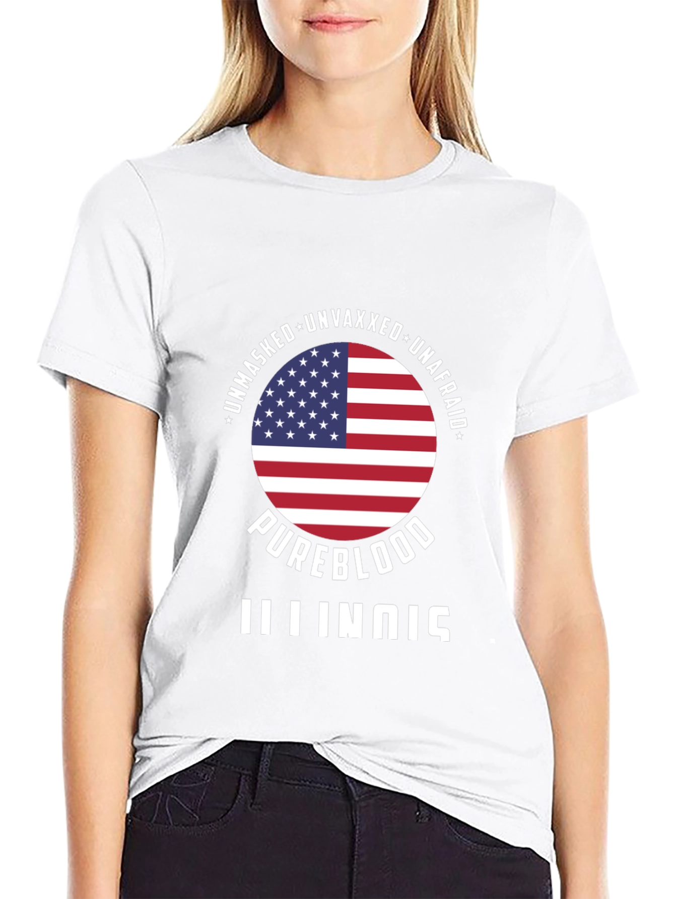Pureblood Illinois T-Shirt - Unmasked Unvaxxed