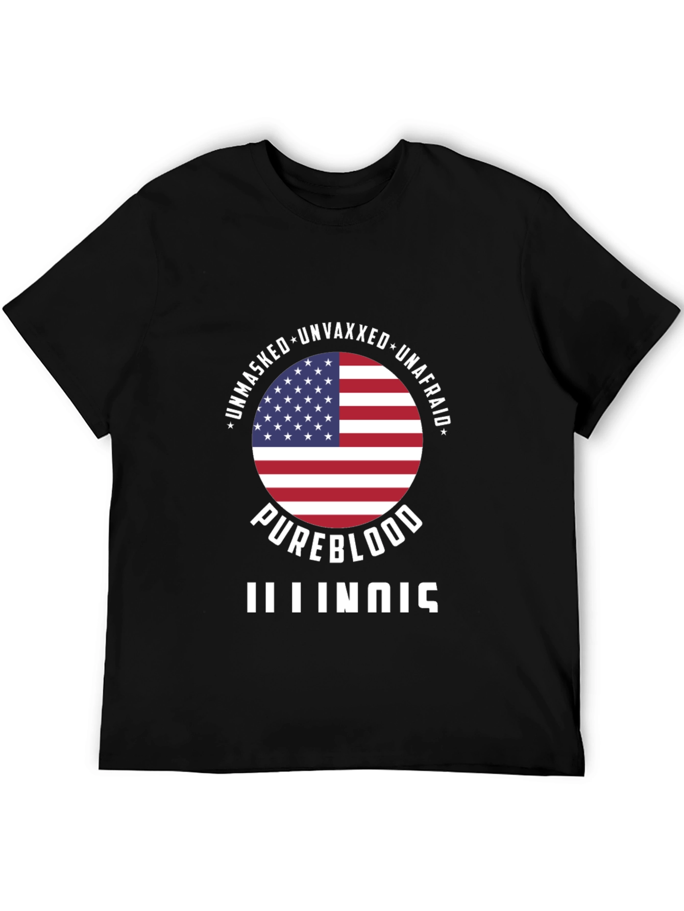 Pureblood Illinois T-Shirt - Unmasked Unvaxxed