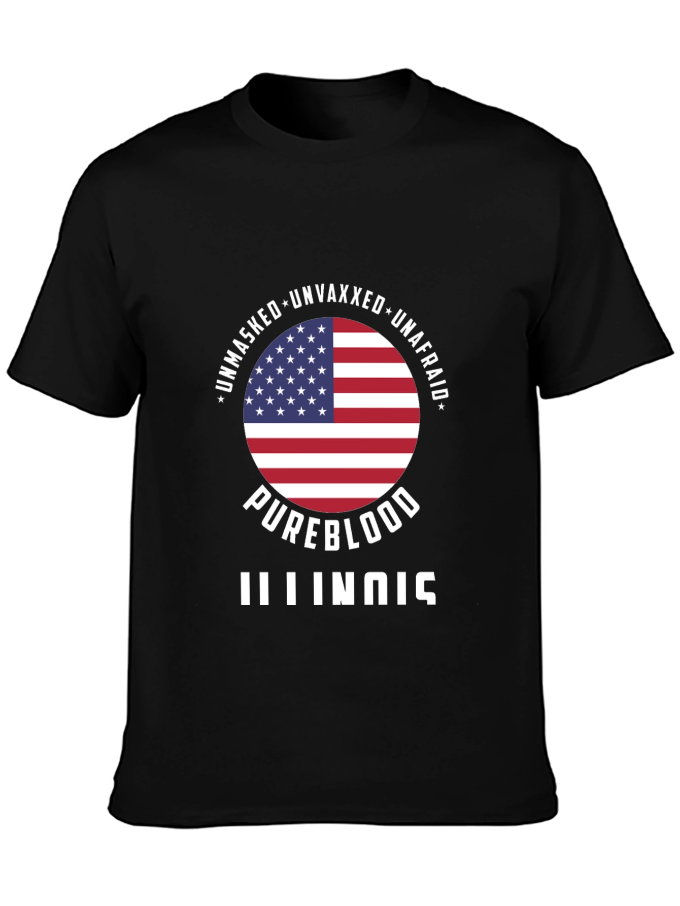 Pureblood Illinois T-Shirt - Unmasked Unvaxxed