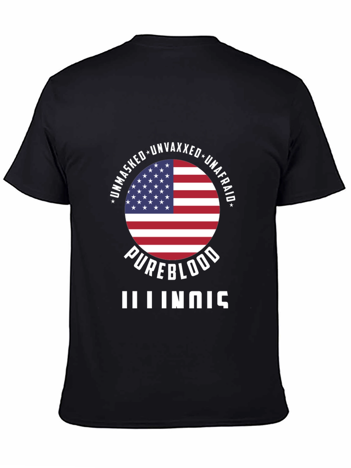 Pureblood Illinois T-Shirt - Unmasked Unvaxxed