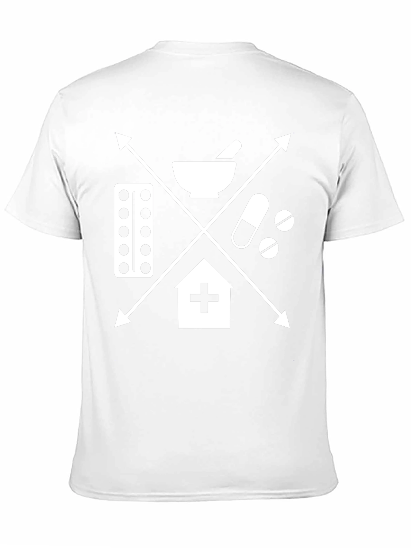 Medical Symbol T-Shirt: Pharmacy Healthcare Design