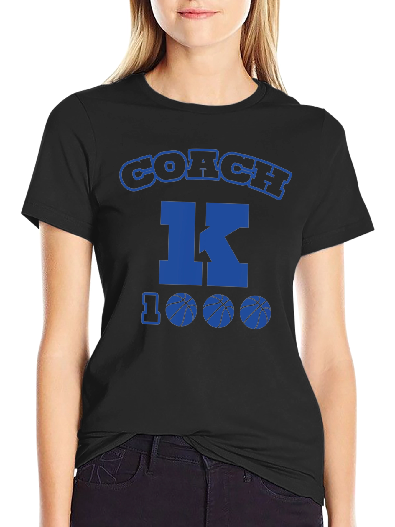 Coach K 1000 Wins Basketball T-Shirt