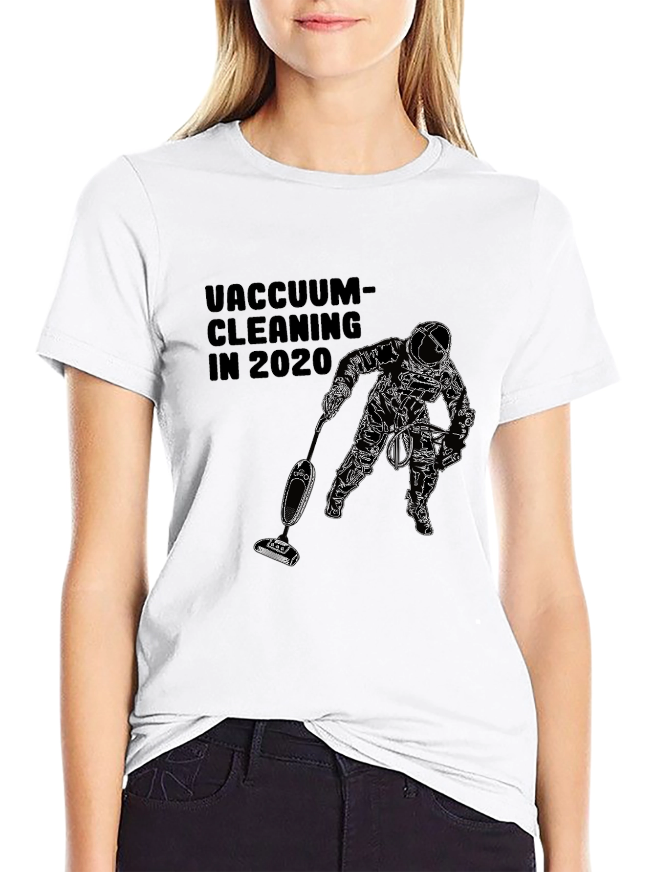 Vacuum Cleaning in 2020 Black T-Shirt