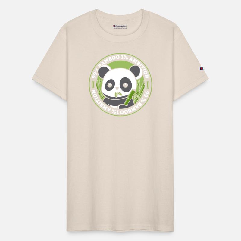 99% Bamboo 1% Ambition Panda Bear Friend Lover