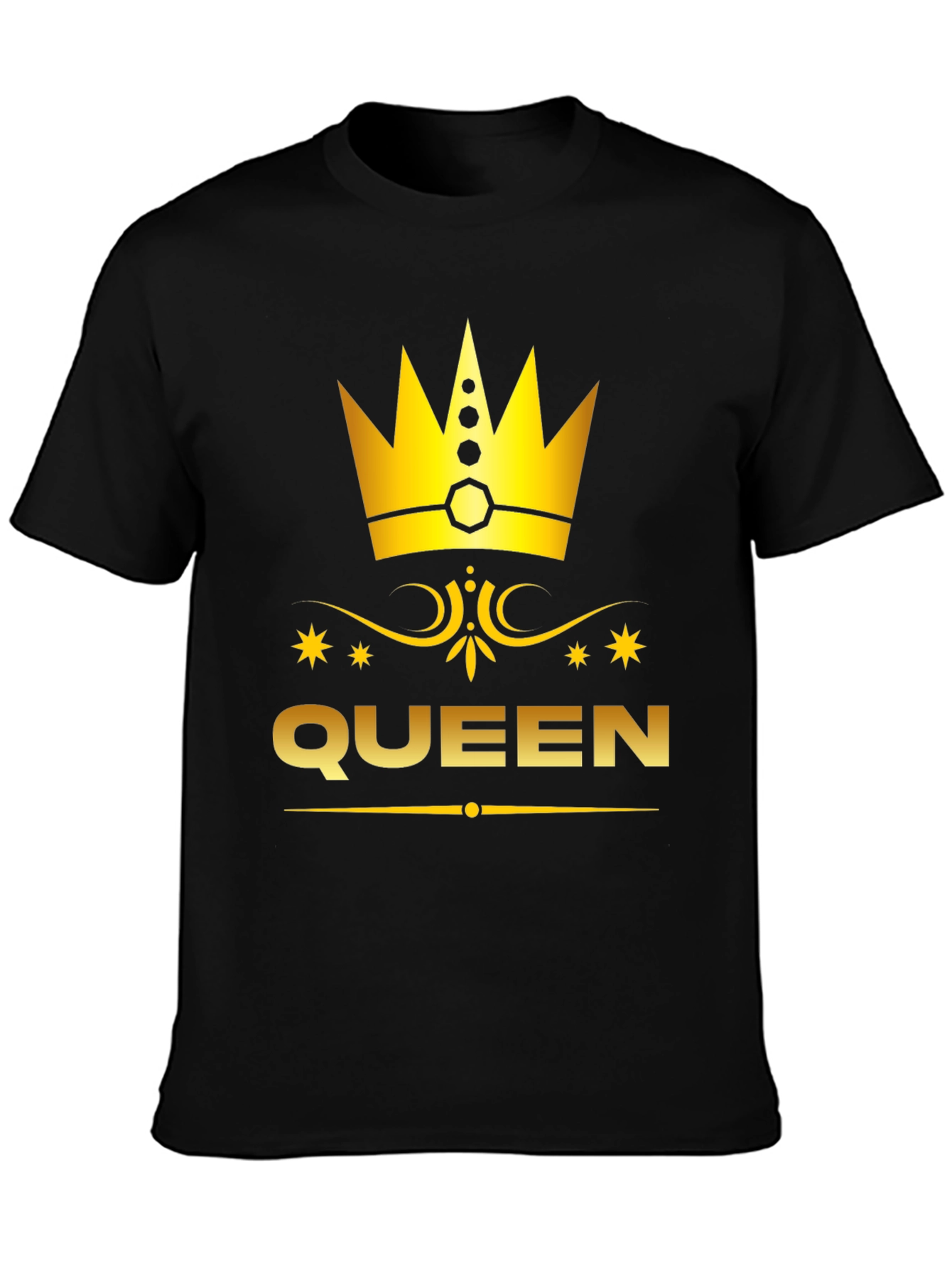Queen Graphic Print Tee - Royal Style