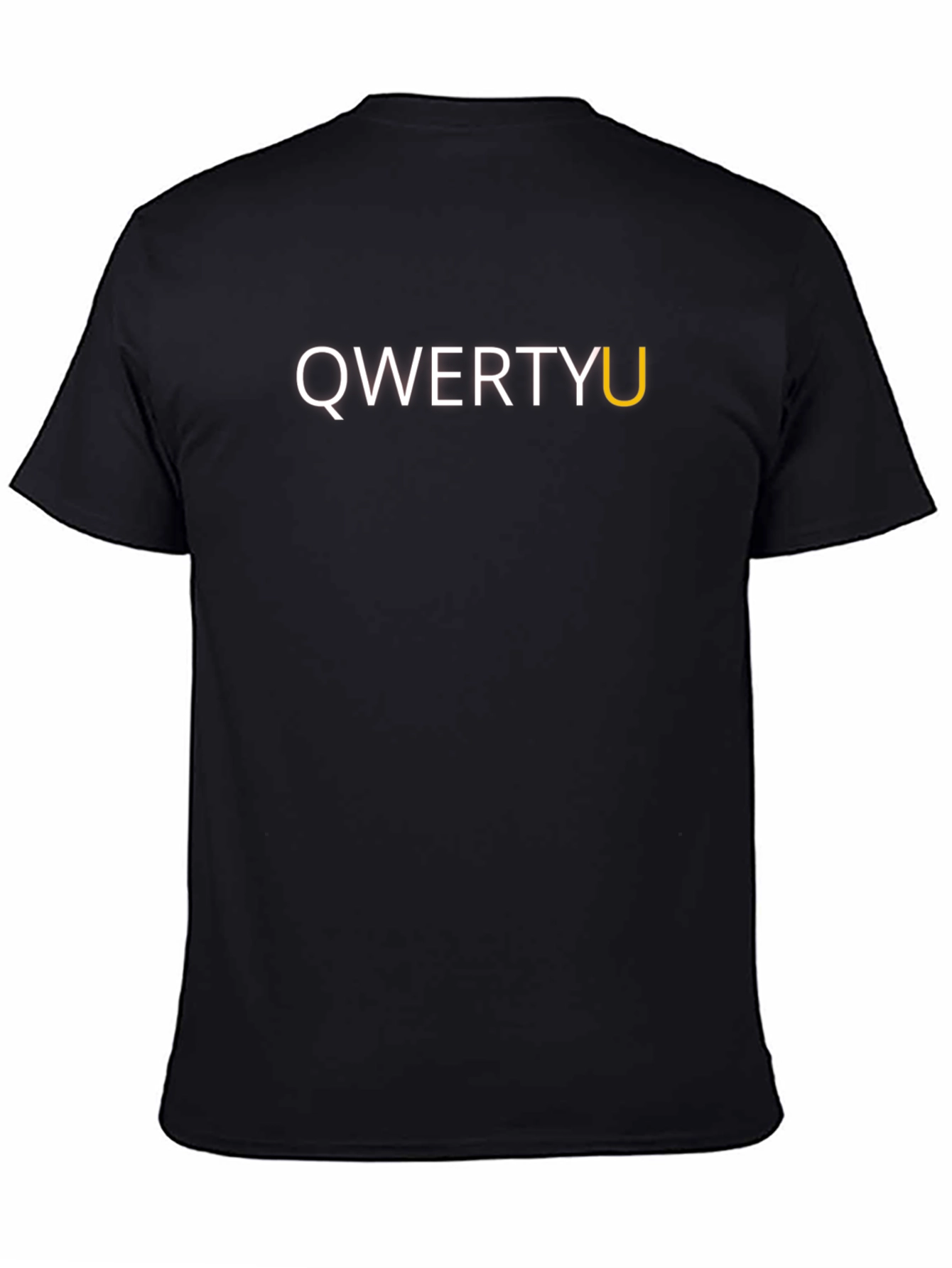 QWERTYU T-Shirt - Cool Typographic Design