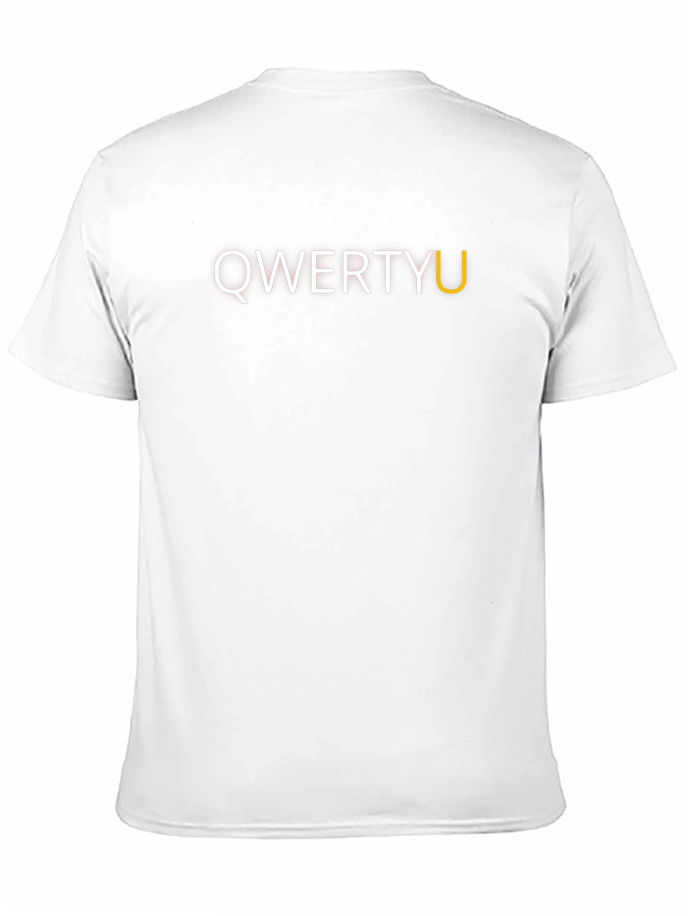 QWERTYU T-Shirt - Cool Typographic Design
