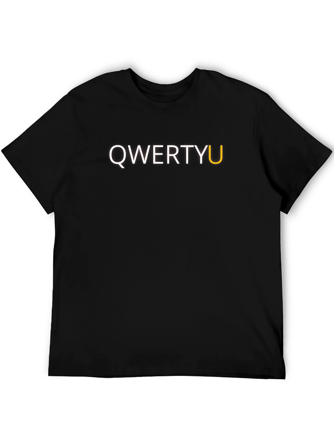 QWERTYU T-Shirt - Cool Typographic Design