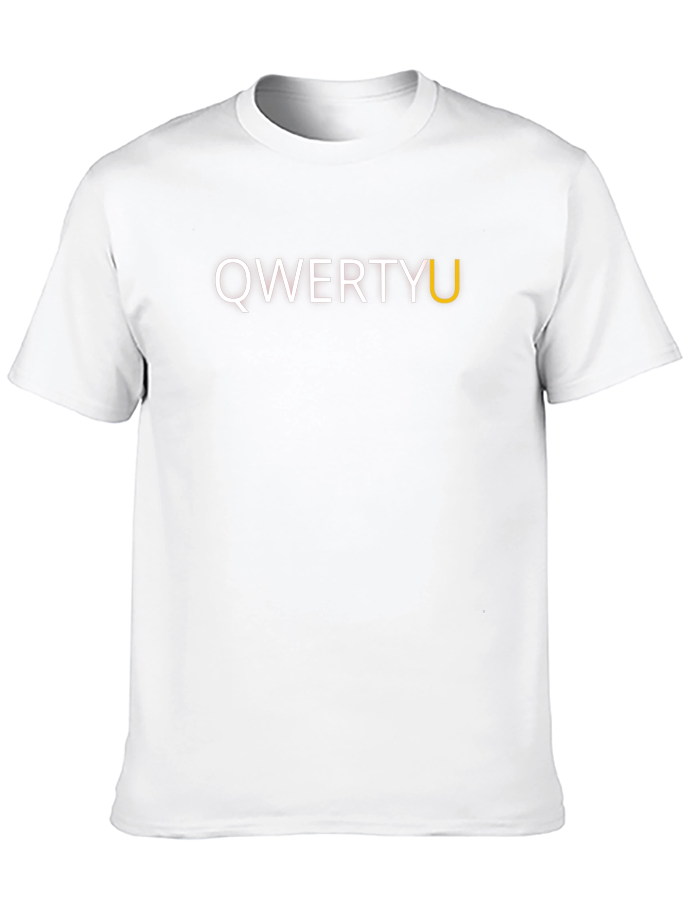 QWERTYU T-Shirt - Cool Typographic Design