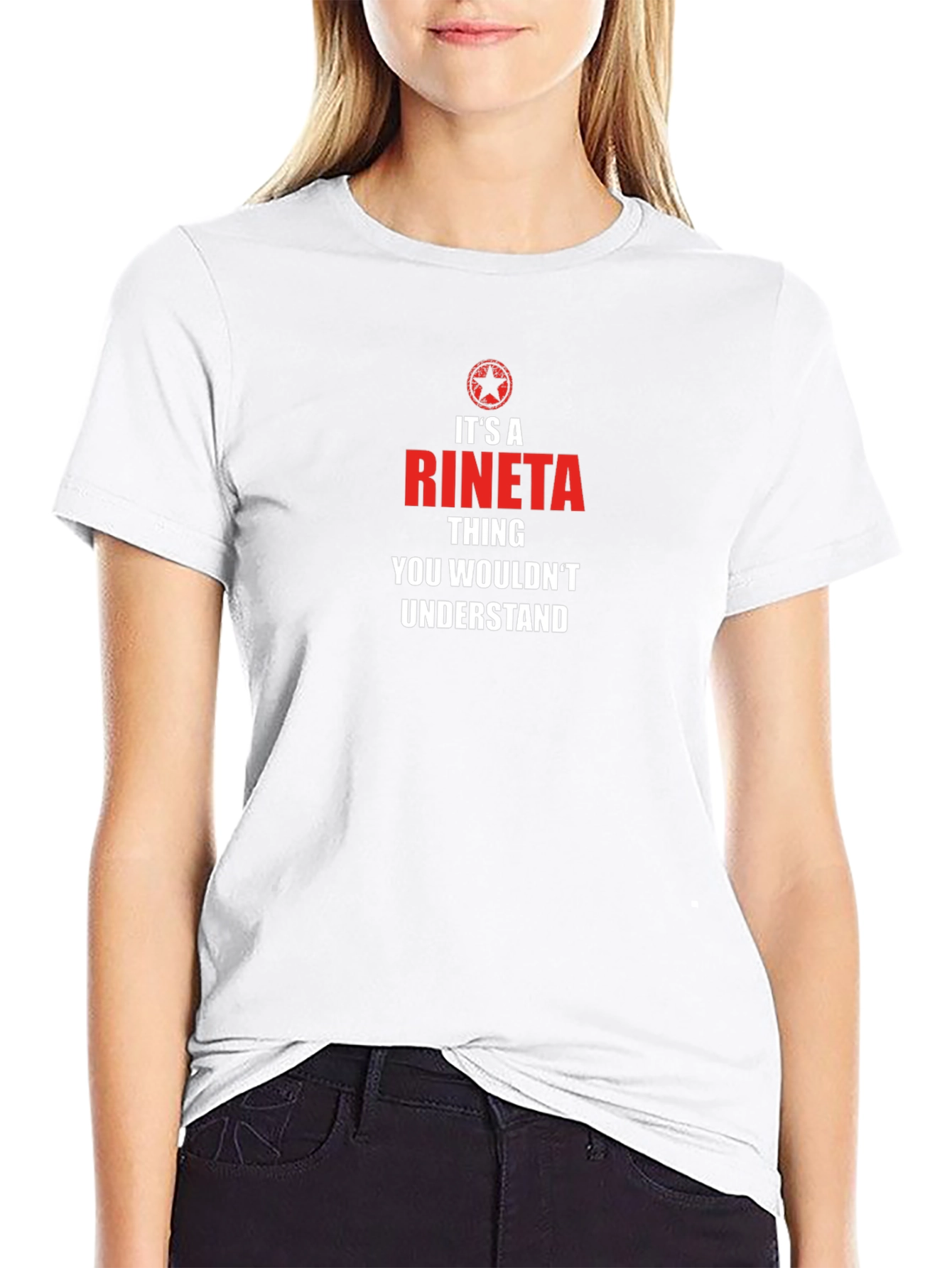Its a Rineta Thing T-Shirt - Black